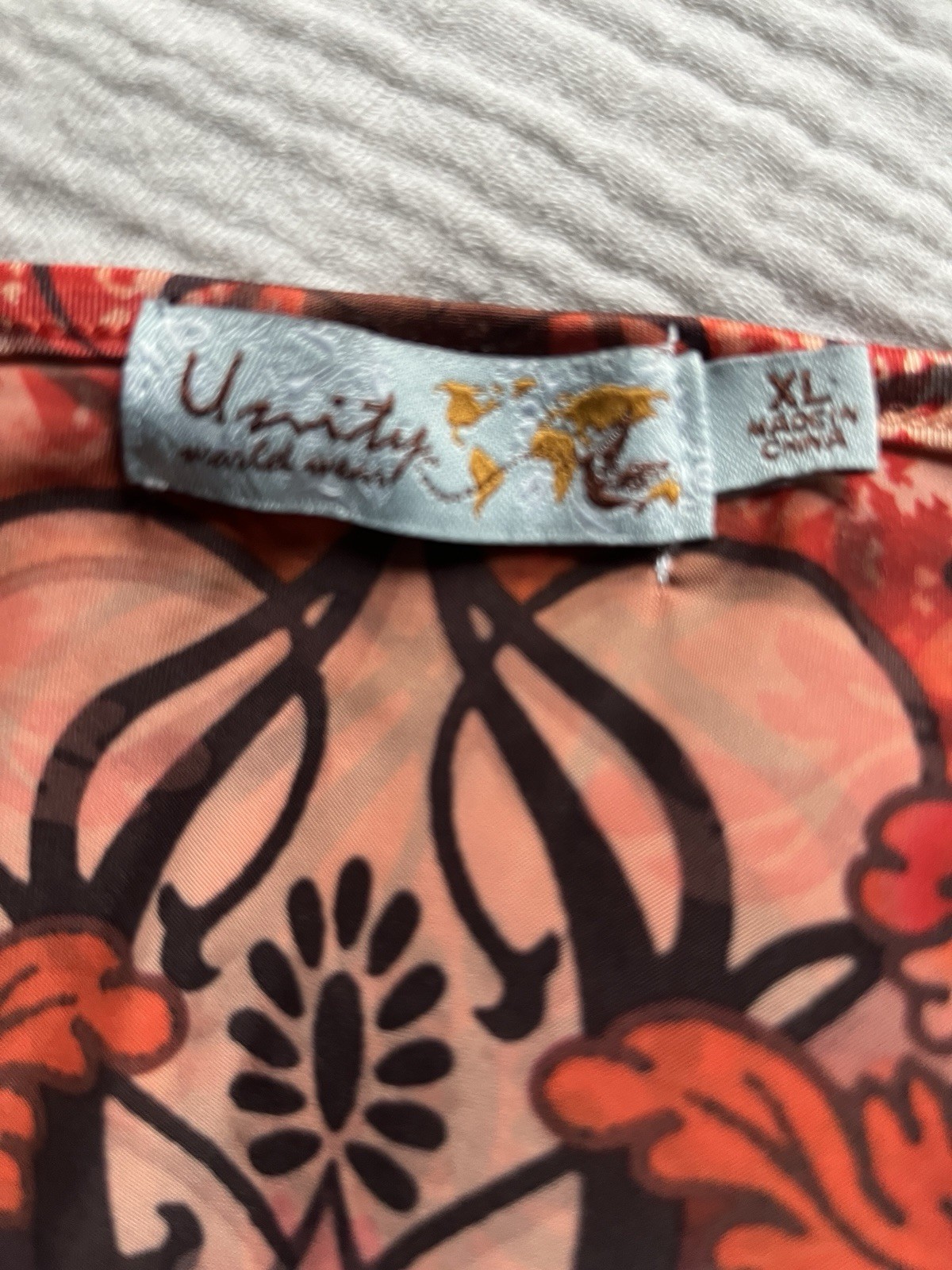 Unity World Market | XL | Tunic Top Empire Waist Boho Hippy