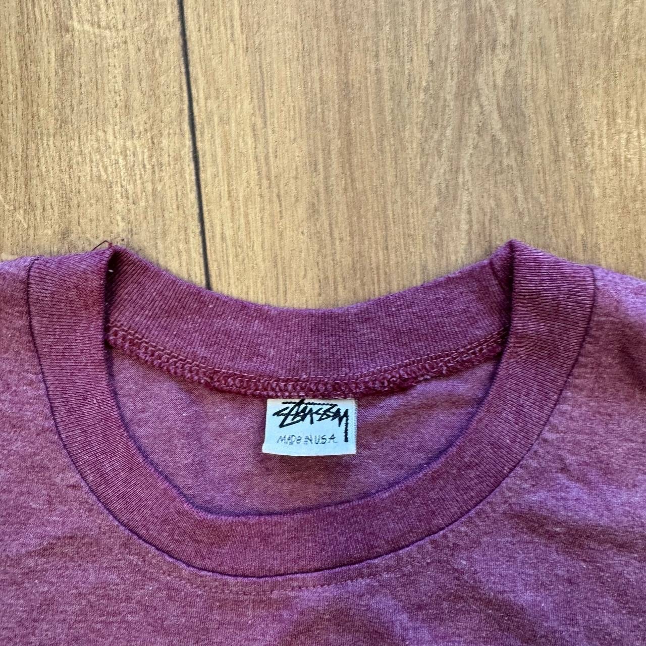 Vintage Stussy Made In USA Burly Threads T Shirt Mens Size XL L Y2K