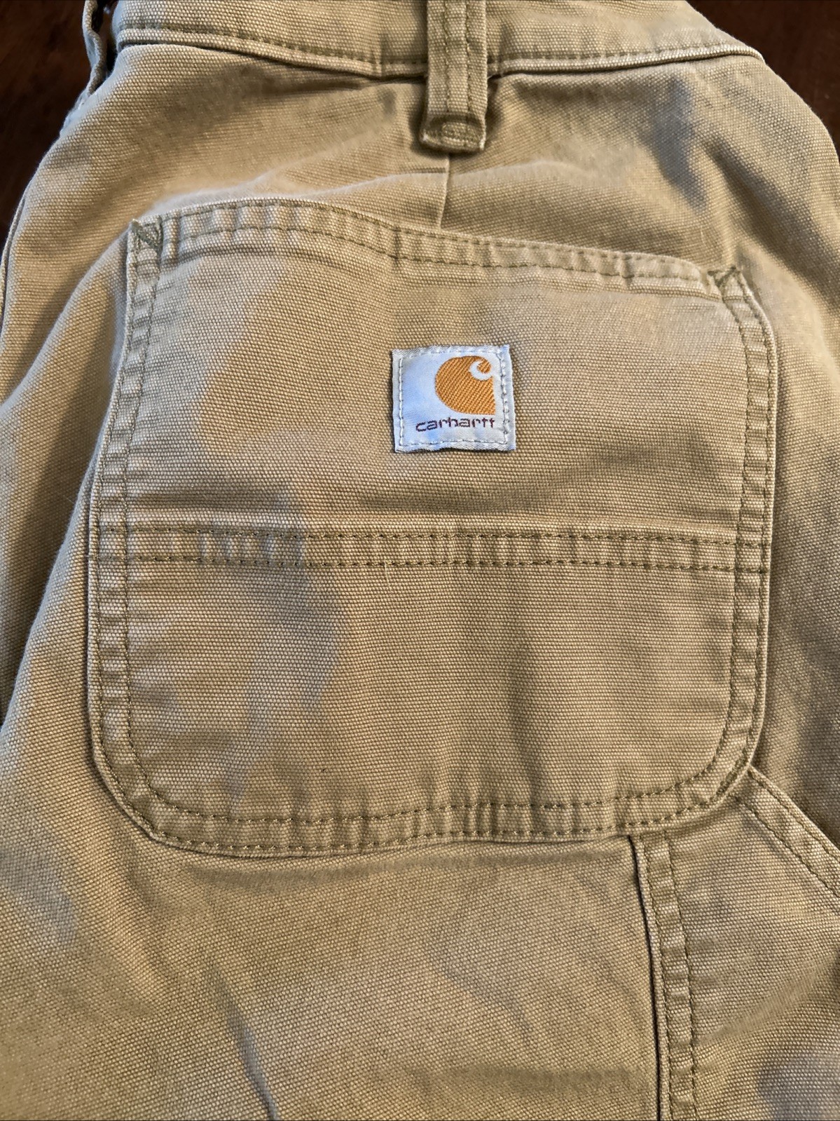 Carhartt Women’s Original Fit Canvas Work Pants Size 4 Regular Brown Utility