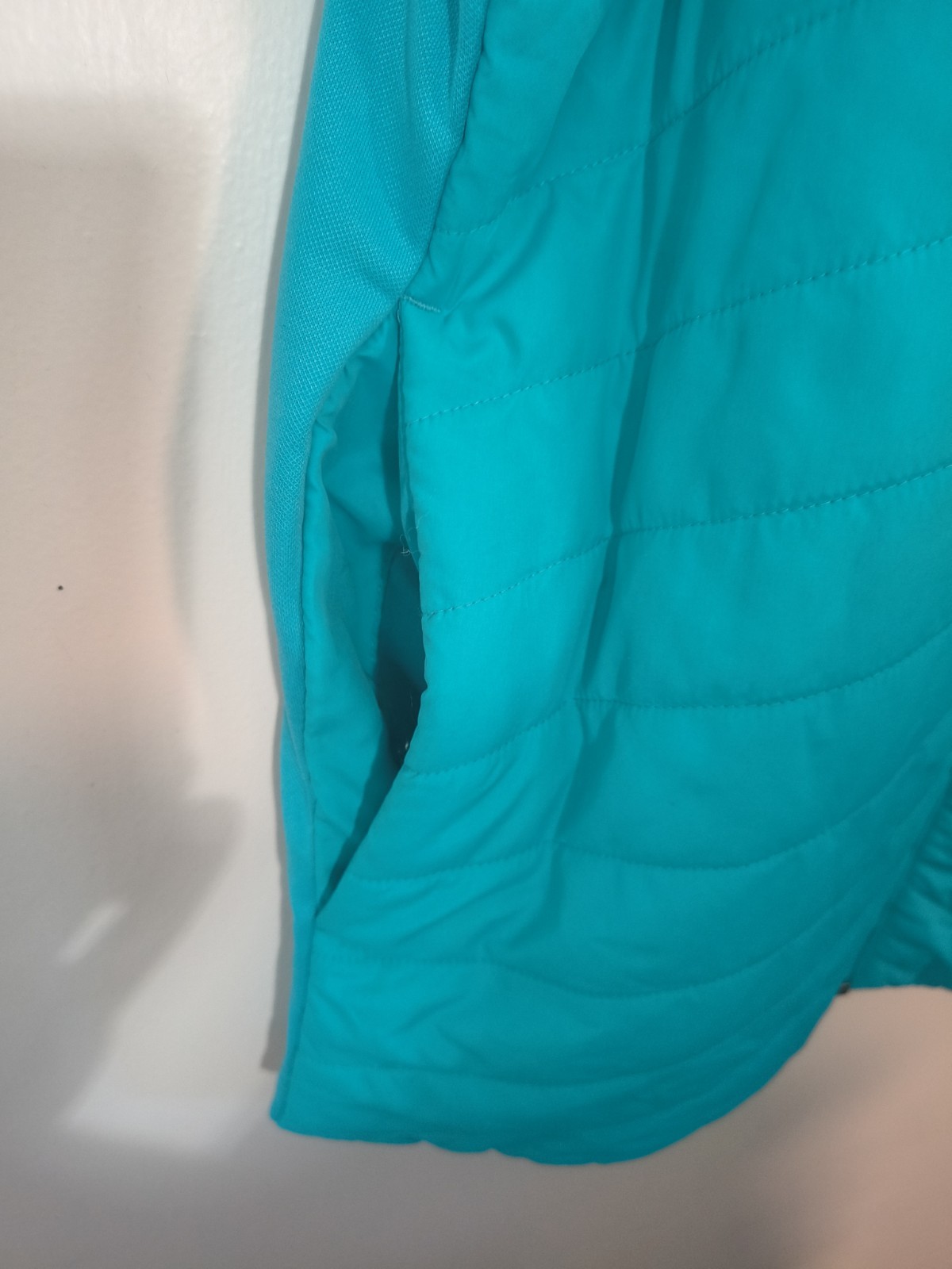 Callaway Vest Men’s Med Turquoise Quilted Puffer Golf Full Zip Sleeveless Jacket