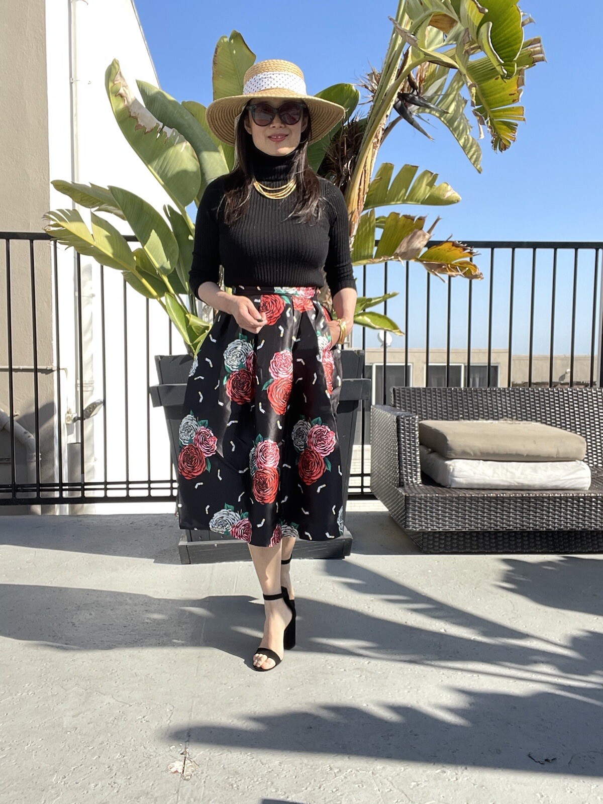 NWT Hesperus Retro vtg Rockabilly Full Midi Circle novelty print cigarette S&XS