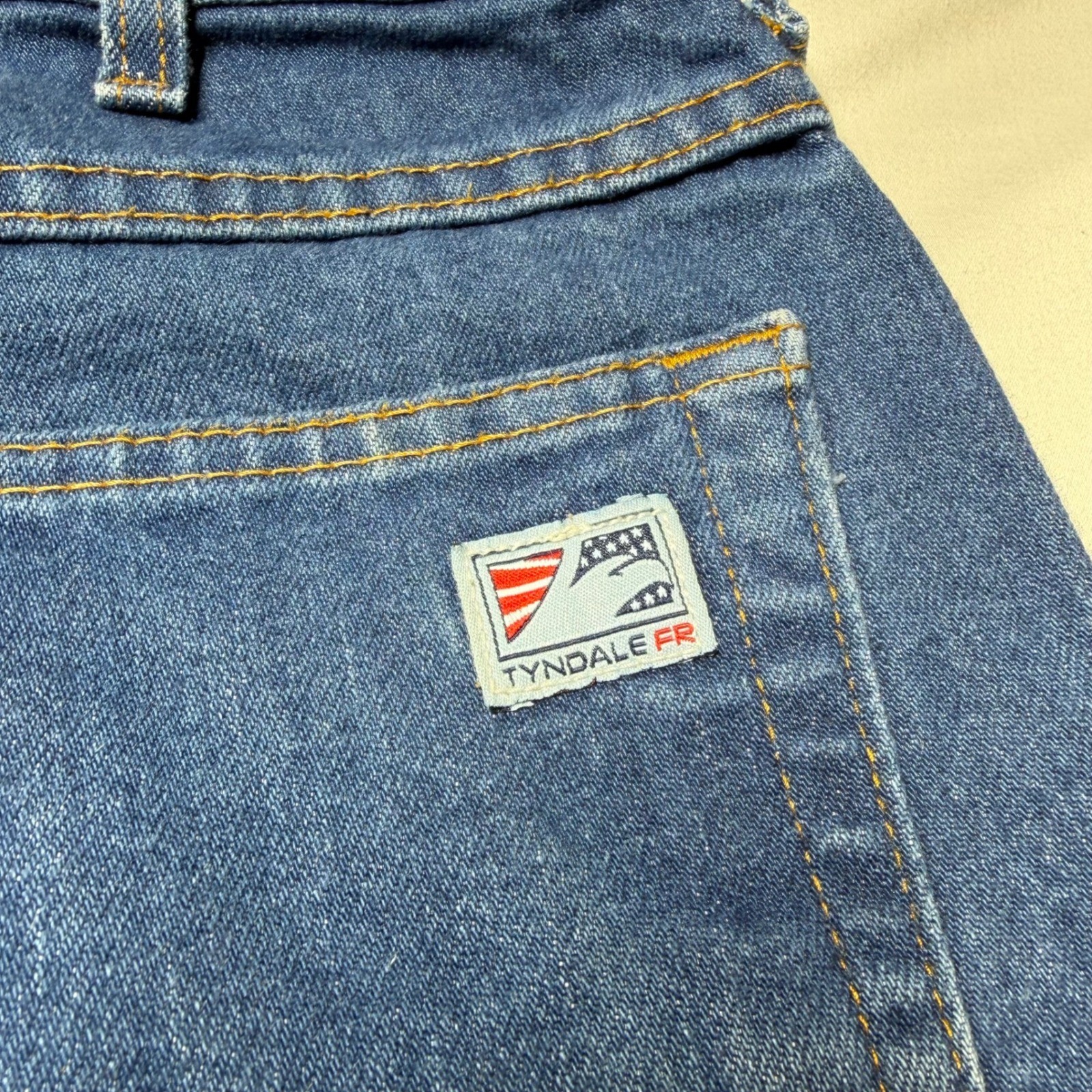 Tyndale FR F290T Mens Flame Resistant Carpenter Jeans 32×32 Made in USA CAT2