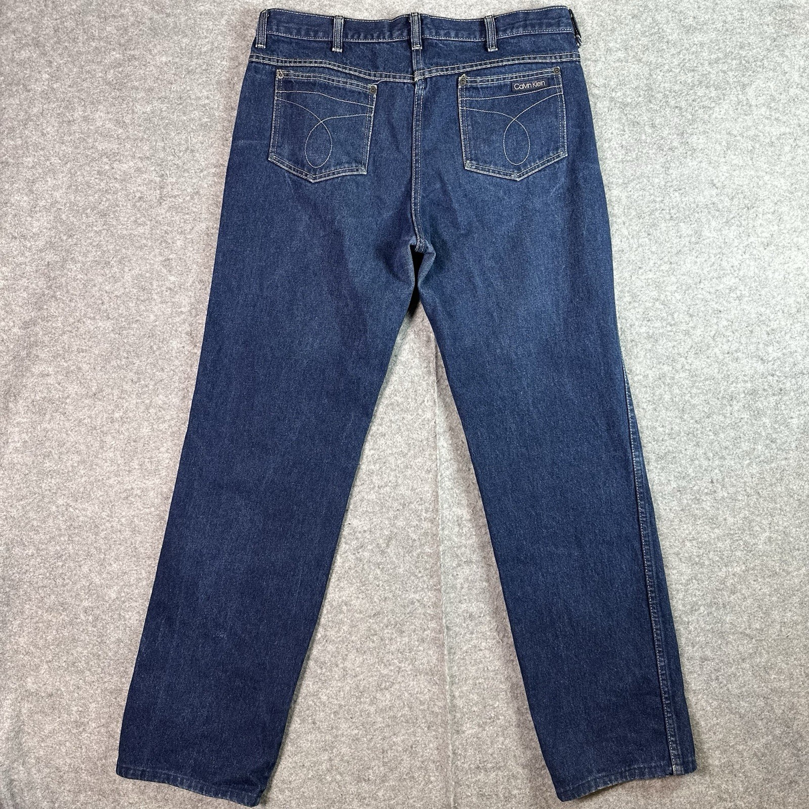 VTG Calvin Klein Jeans W38 (36×33.5) Made in USA Straight Denim MiUSA mitusa 383