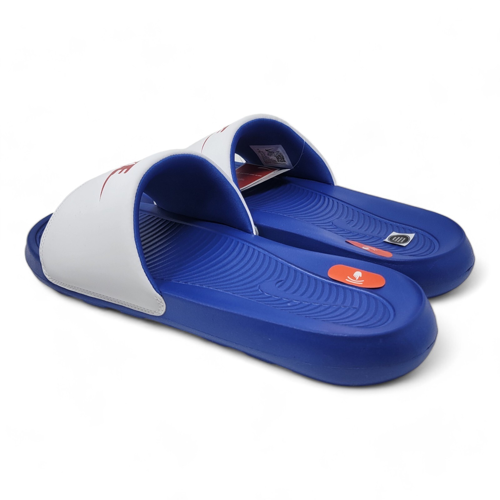 Nike Victori One Athletic Slides Men’s Sizes 14/15 Red/White/Blue Sport Sandals