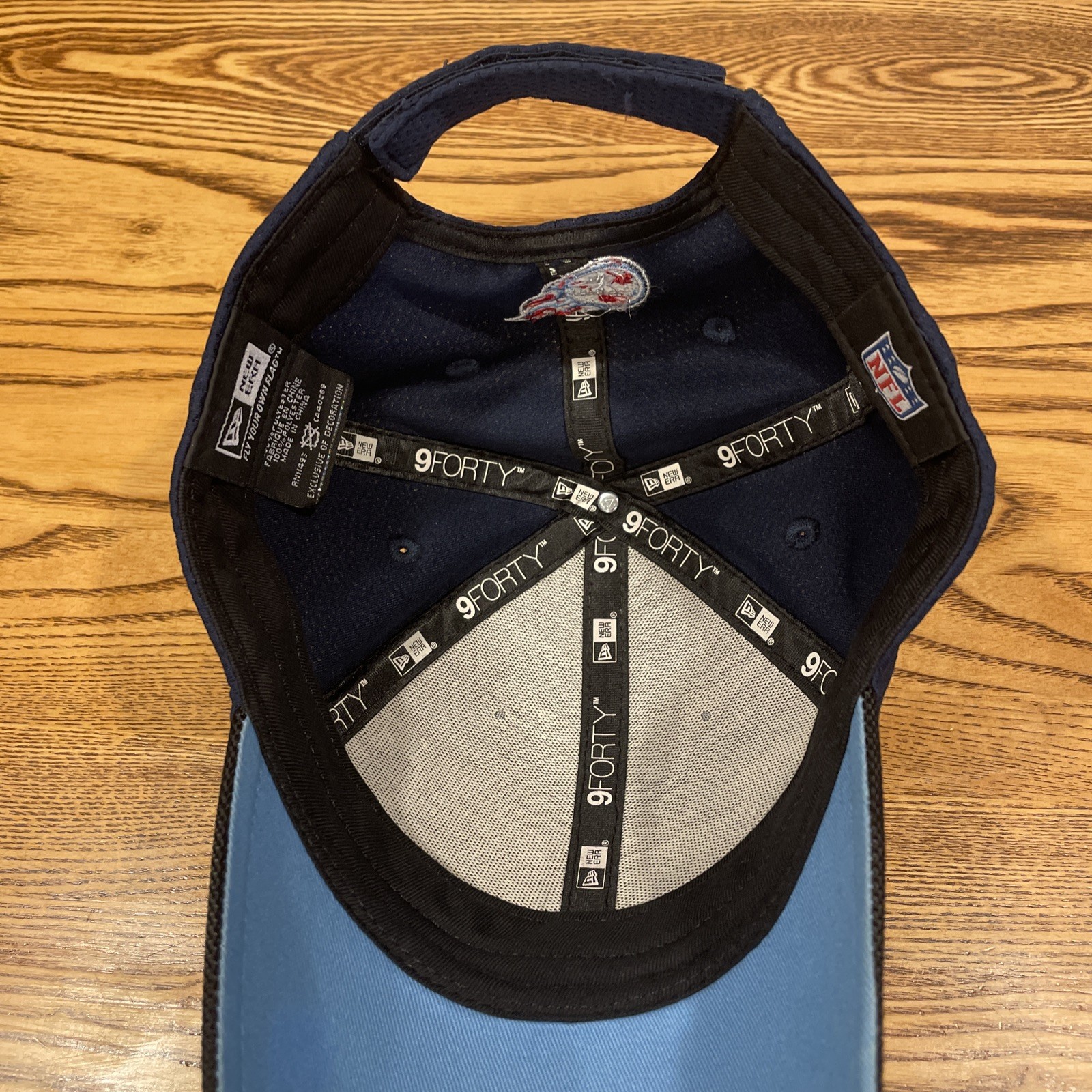 New Era Tennessee Titans 9Forty Blue Strapback Adjustable Hat Cap Football
