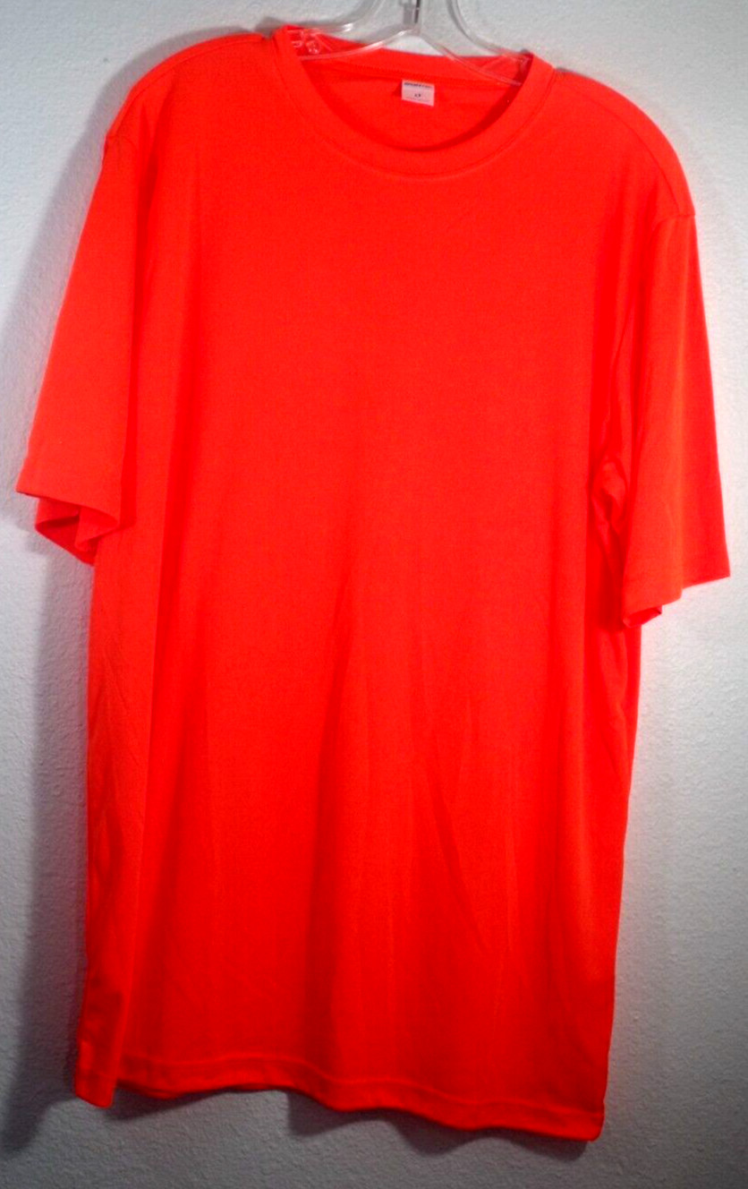 Sport-Tek TST350 Mens Short Sleeve Dri-Fit Large Tall Peformance Orange T-Shirt