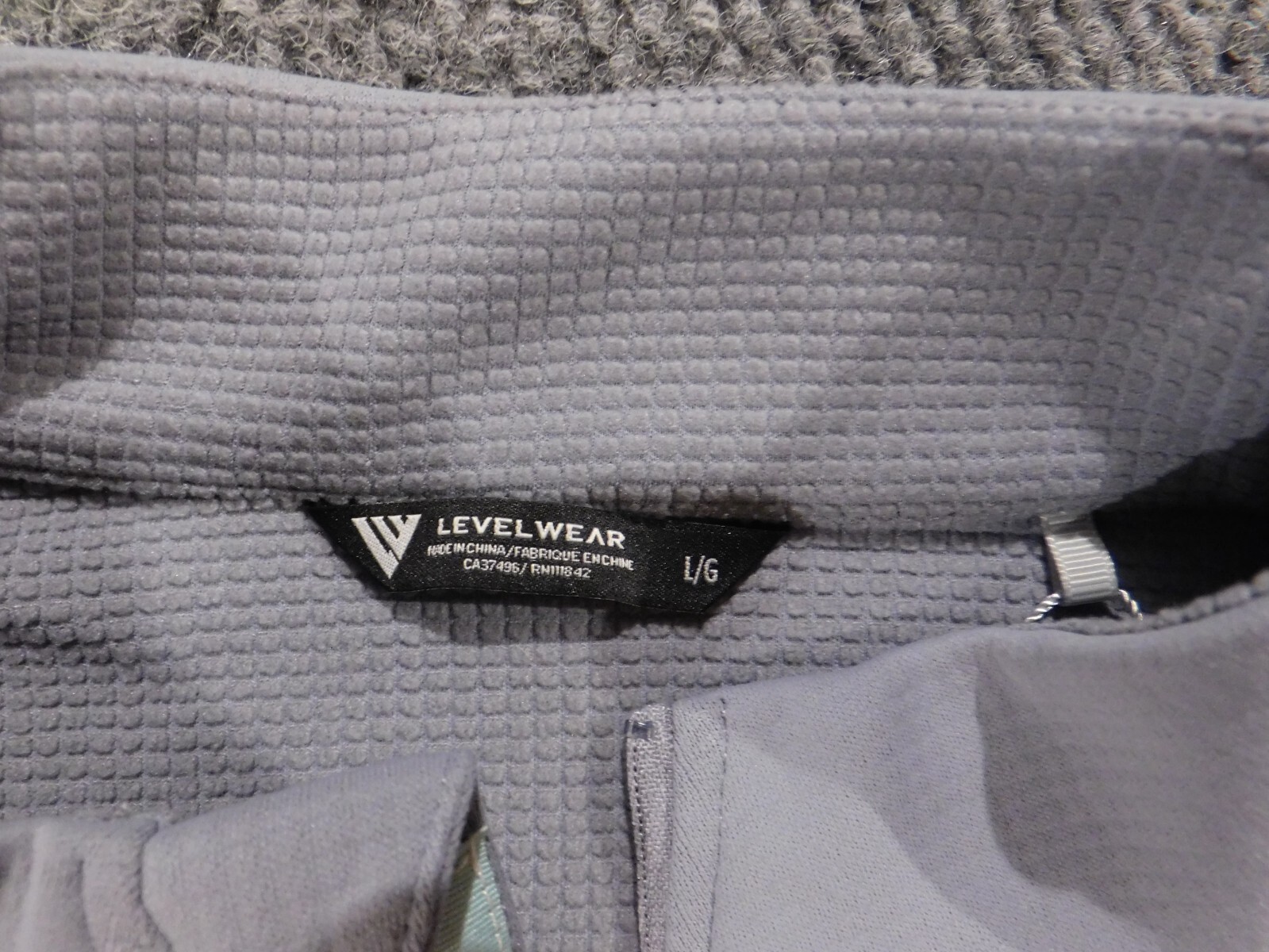 Levelwear Golf Mens sweatshirt Large pullover stretch Gray