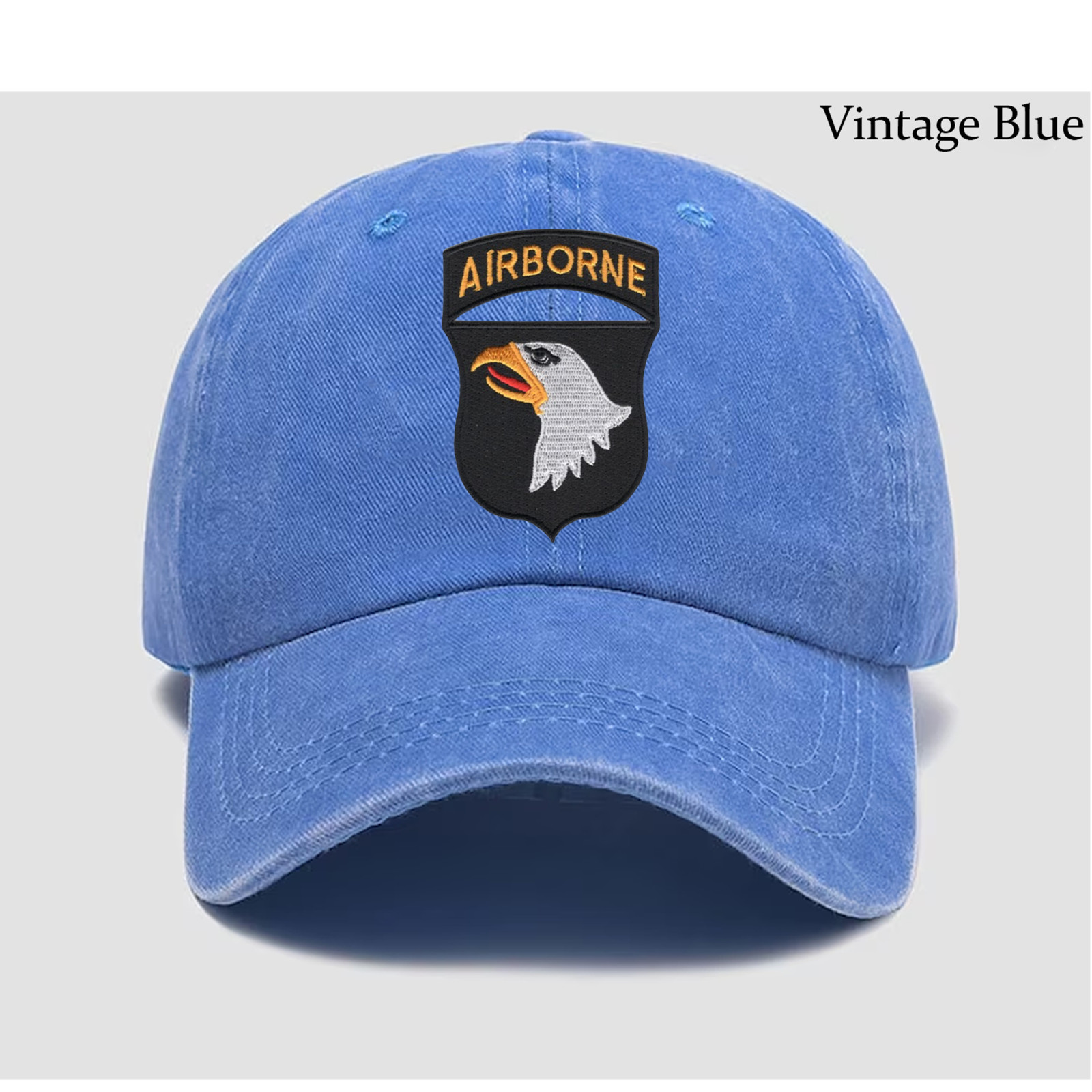 Embroidered Hat 101st Airborne Division, Veteran Cap, Trucker Hat, Baseball Cap