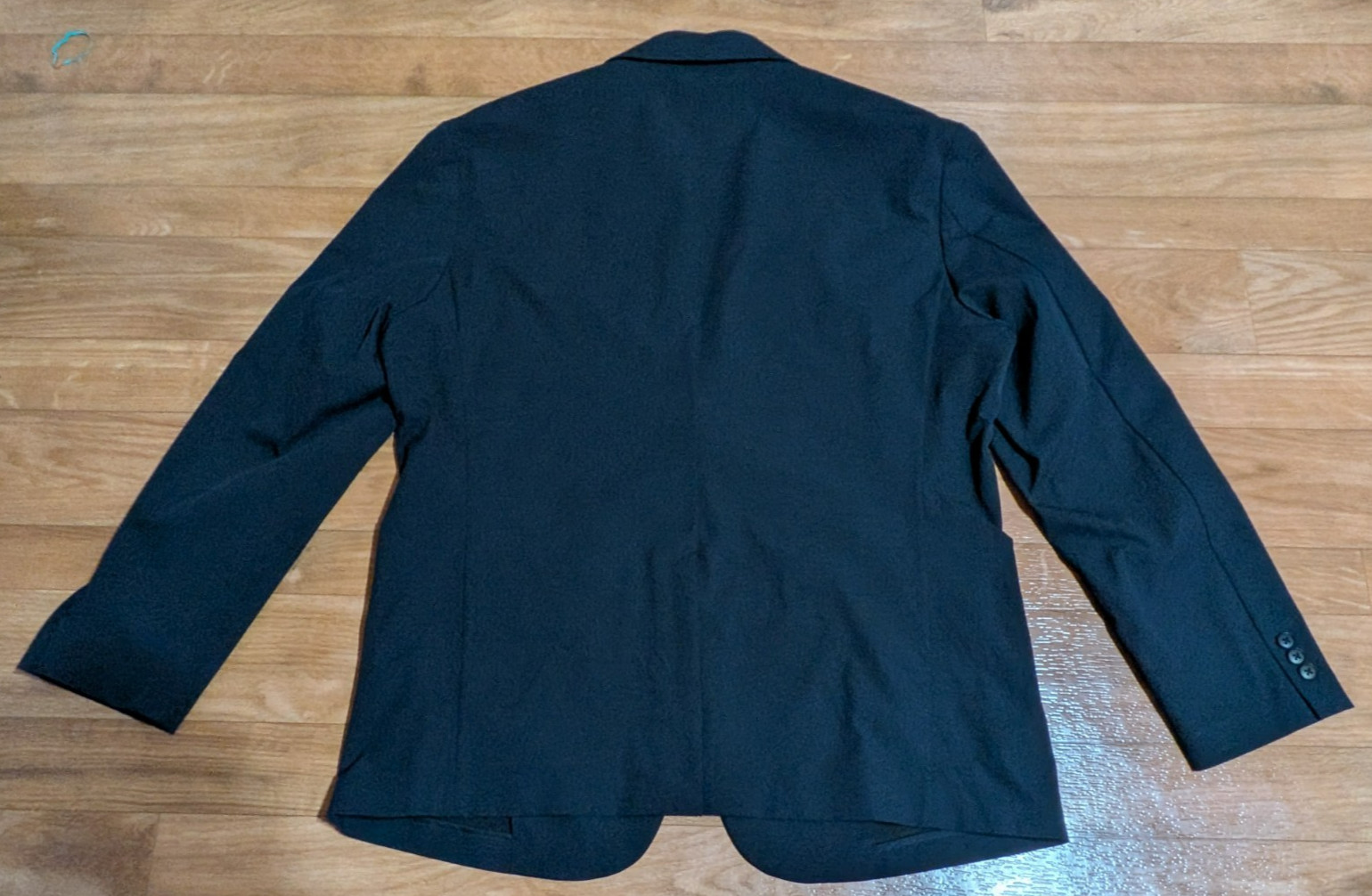 Uniqlo Men’s Navy Blue Unstructured Stretch Sport Coat Blazer Size XL or 46R