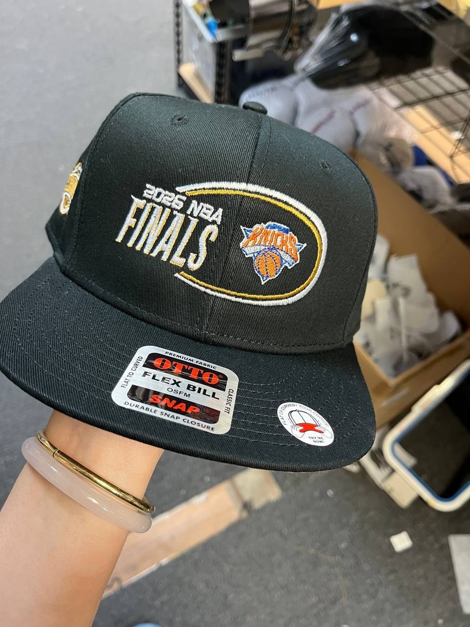 Knicks 2026 Eastern Conference Champions Finals Snapback Hat