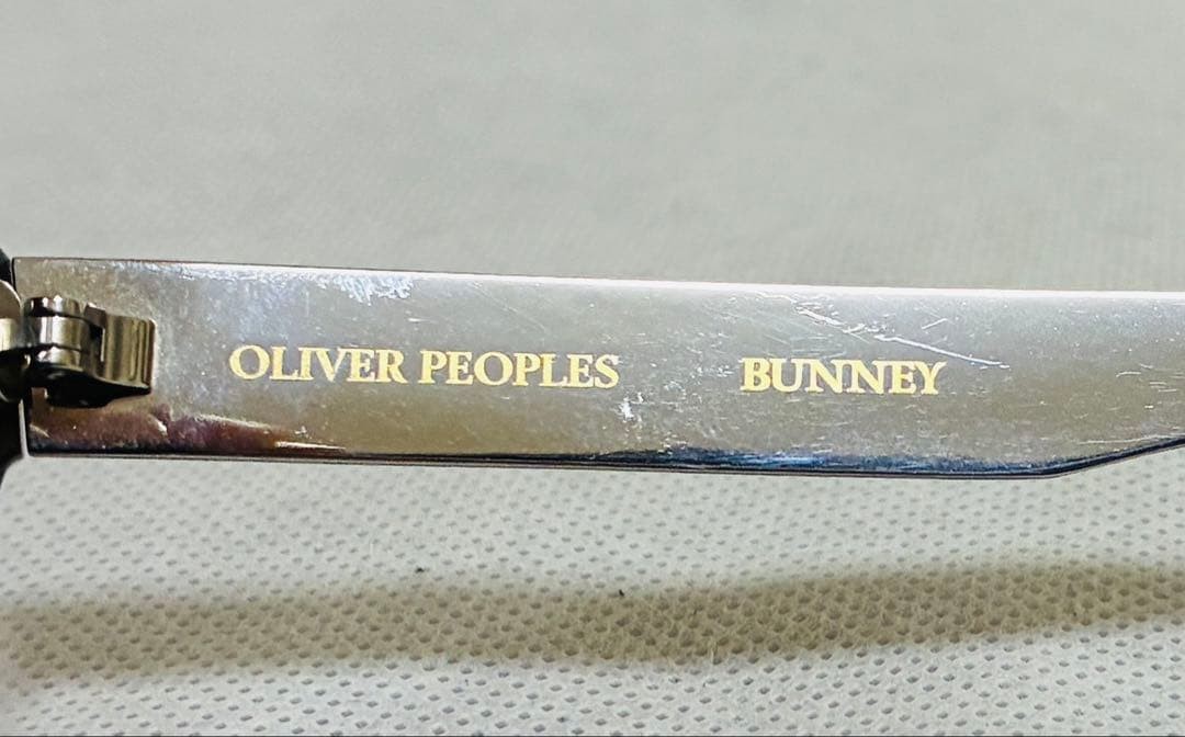 Oliver Peoples Bunny Collaboration Sunglasses Black Mirror Lens Unused