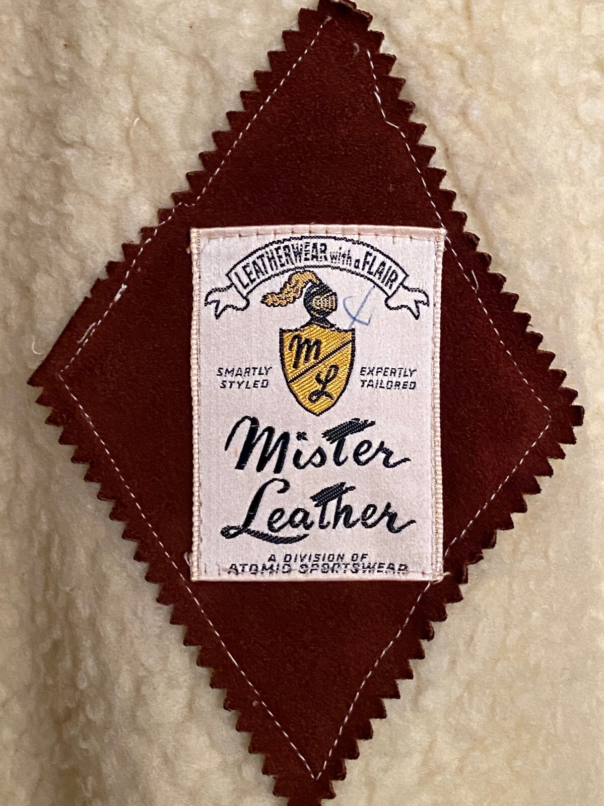 Size 40US Reg (50EU). Vintage suede ranch jacket made in USA