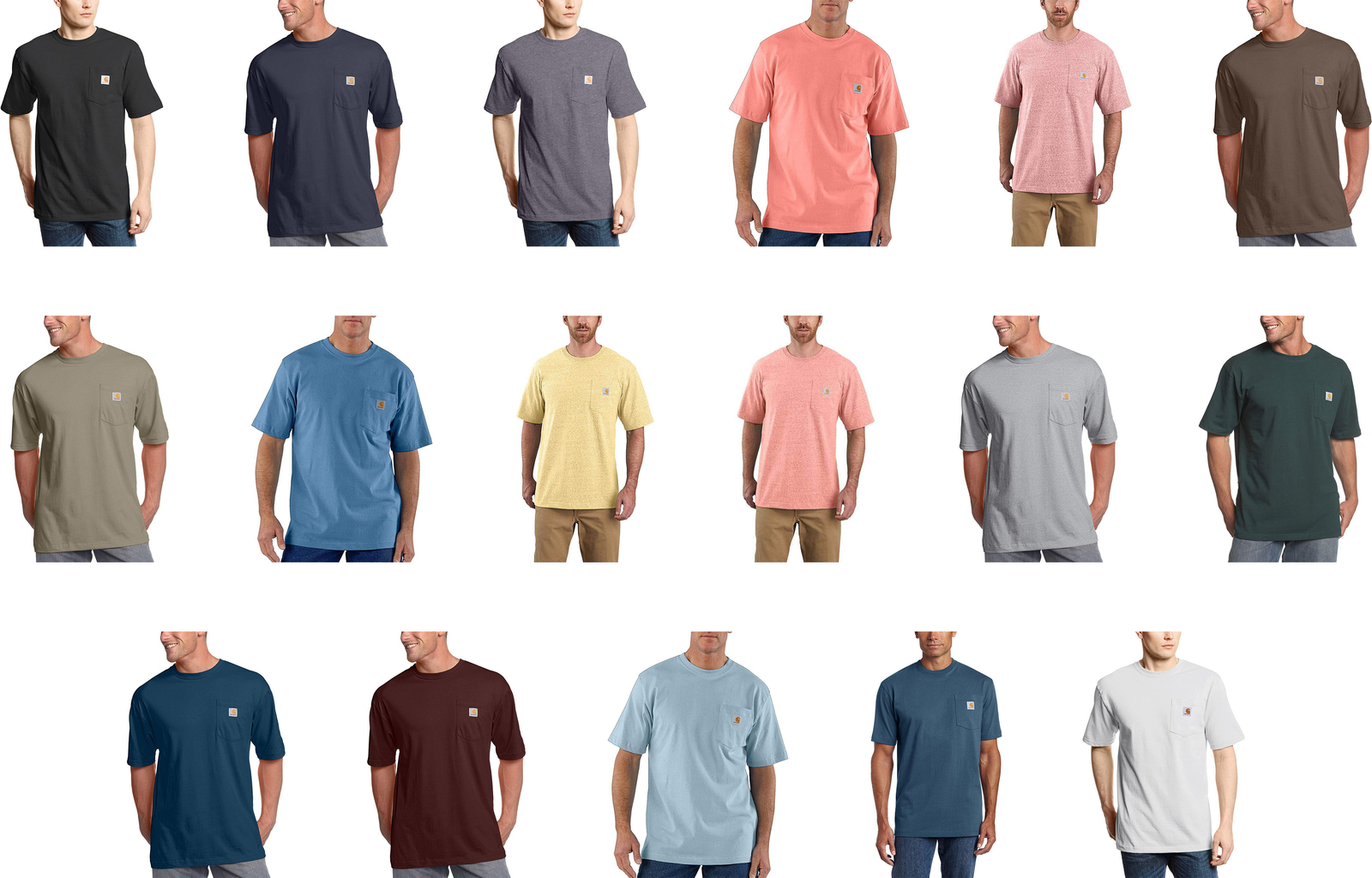 Carhartt Men’s K87 Workwear Pocket Short Sleeve T-Shirt
