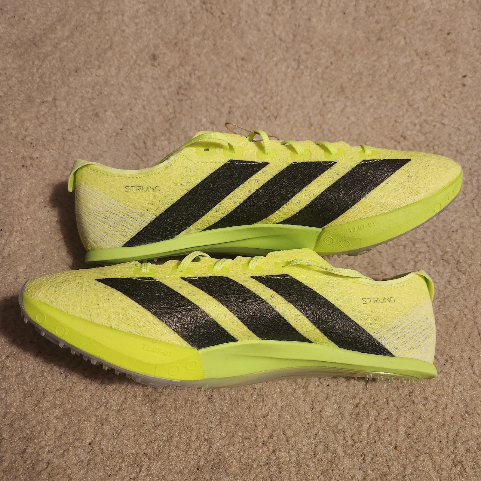 adidas Mens Cleats Size 9.5 Adizero Prime SP 3 Strung Lucid Lemon Black IH5800
