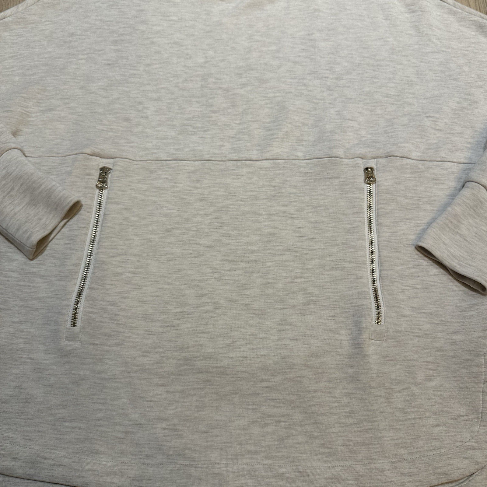 VARLEY Paige Longline Sweat Pullover Sweatshirt Small Doublesoft Anthropologie