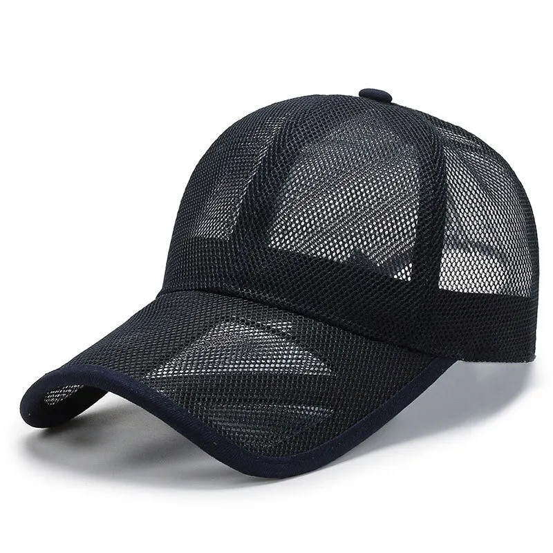 Breathable Mesh Cap Openwork Summer Sun Hat Outdoor Sports Unisex