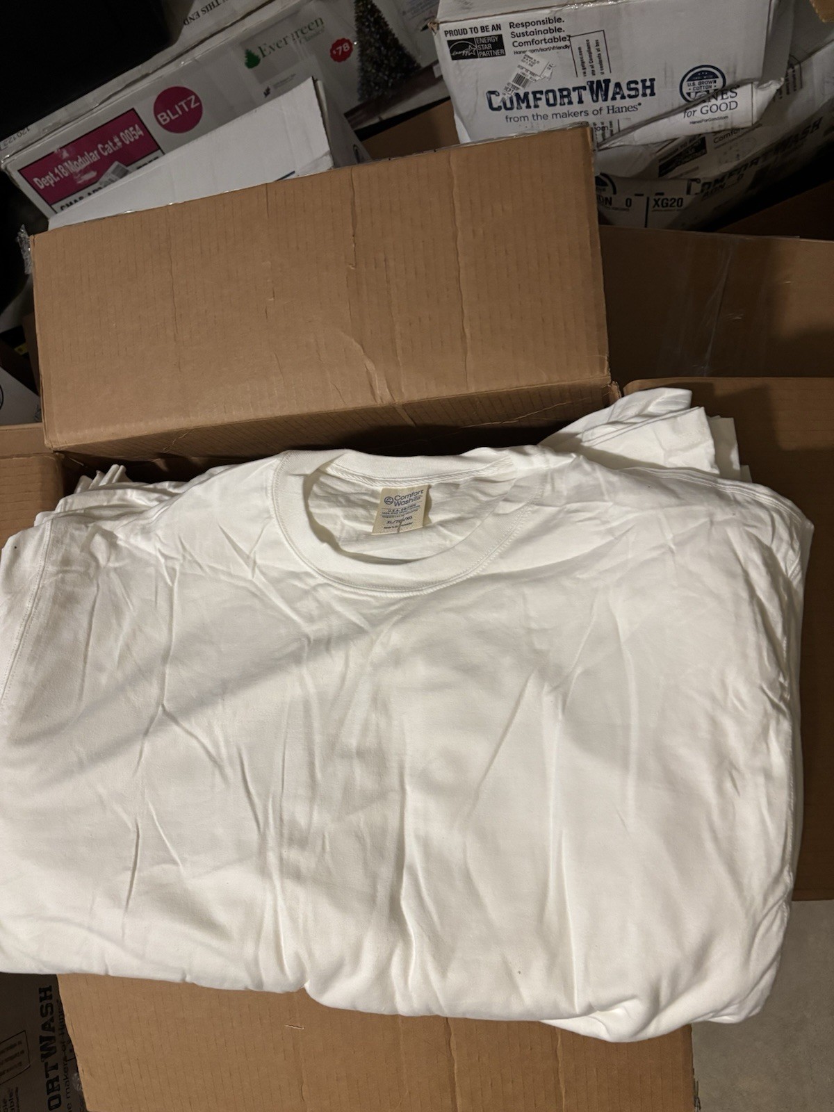 ComfortWash by Hanes T-Shirts – 100% Cotton (XS, S, M, L, 2XL, Assorted Colors)