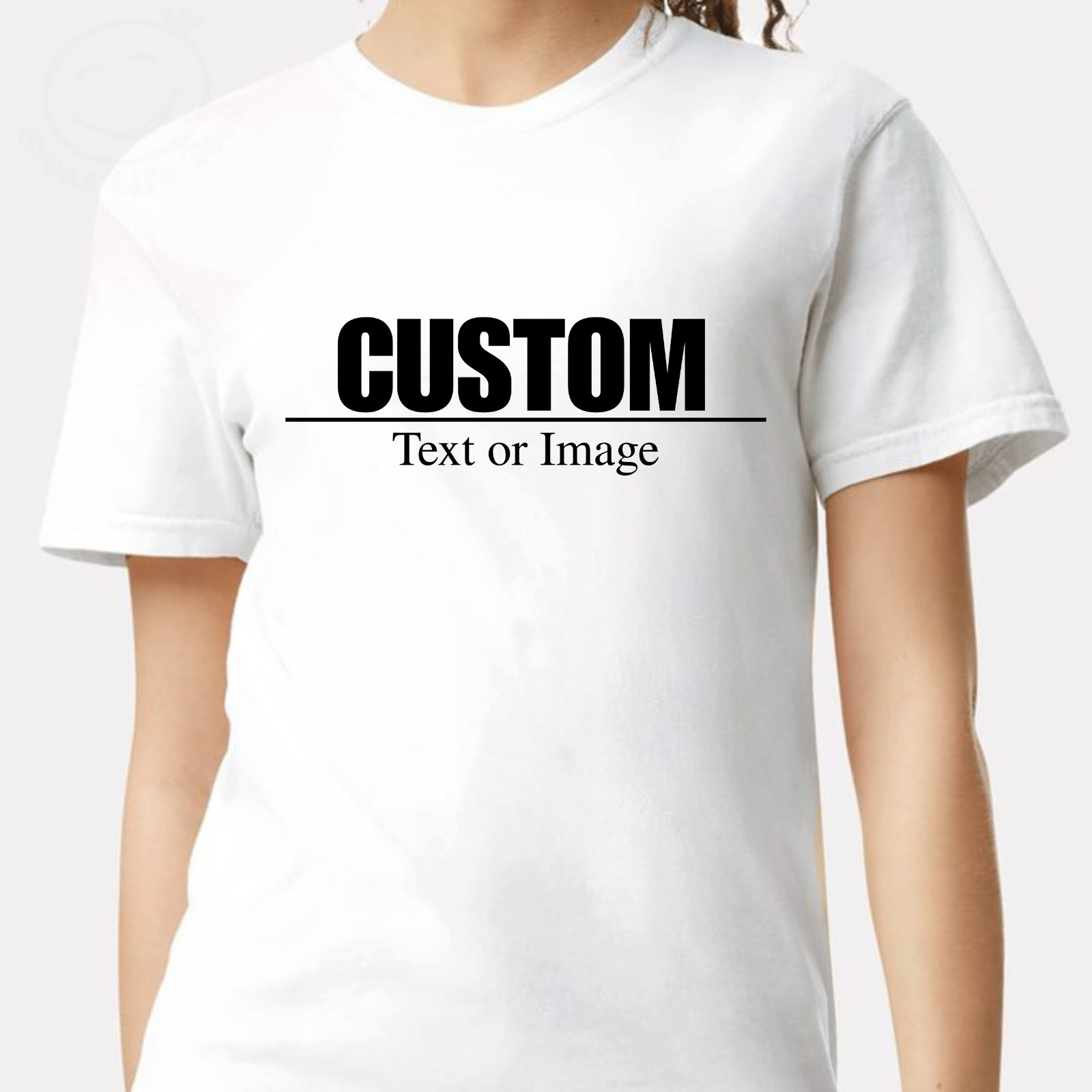 Custom Women’s Shirt Your text or design here, Personalized T-shirt