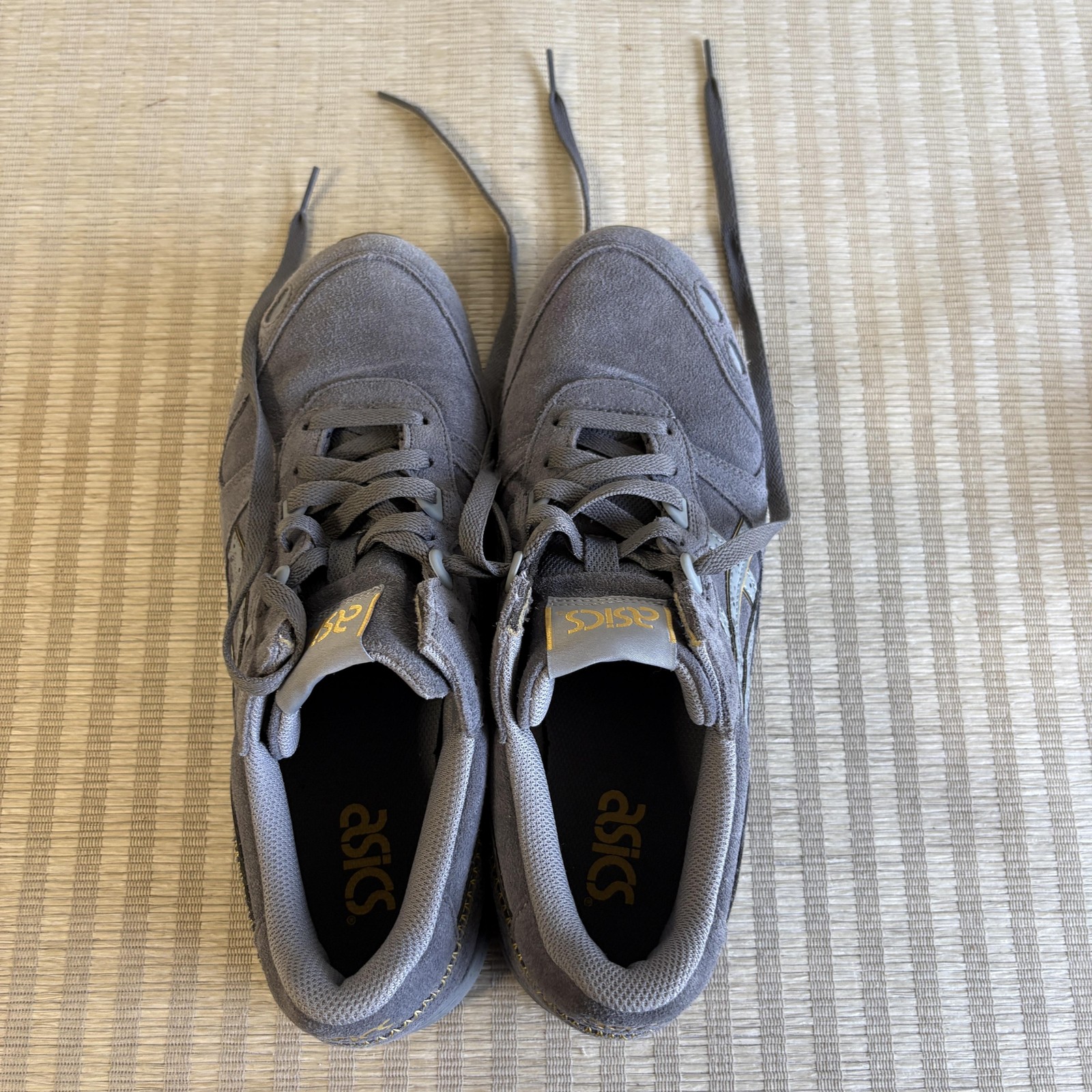 Asics Gel Lyte Castlerock Shoes Mens Size 11 Gray Suede Leather Sneakers H8AQK