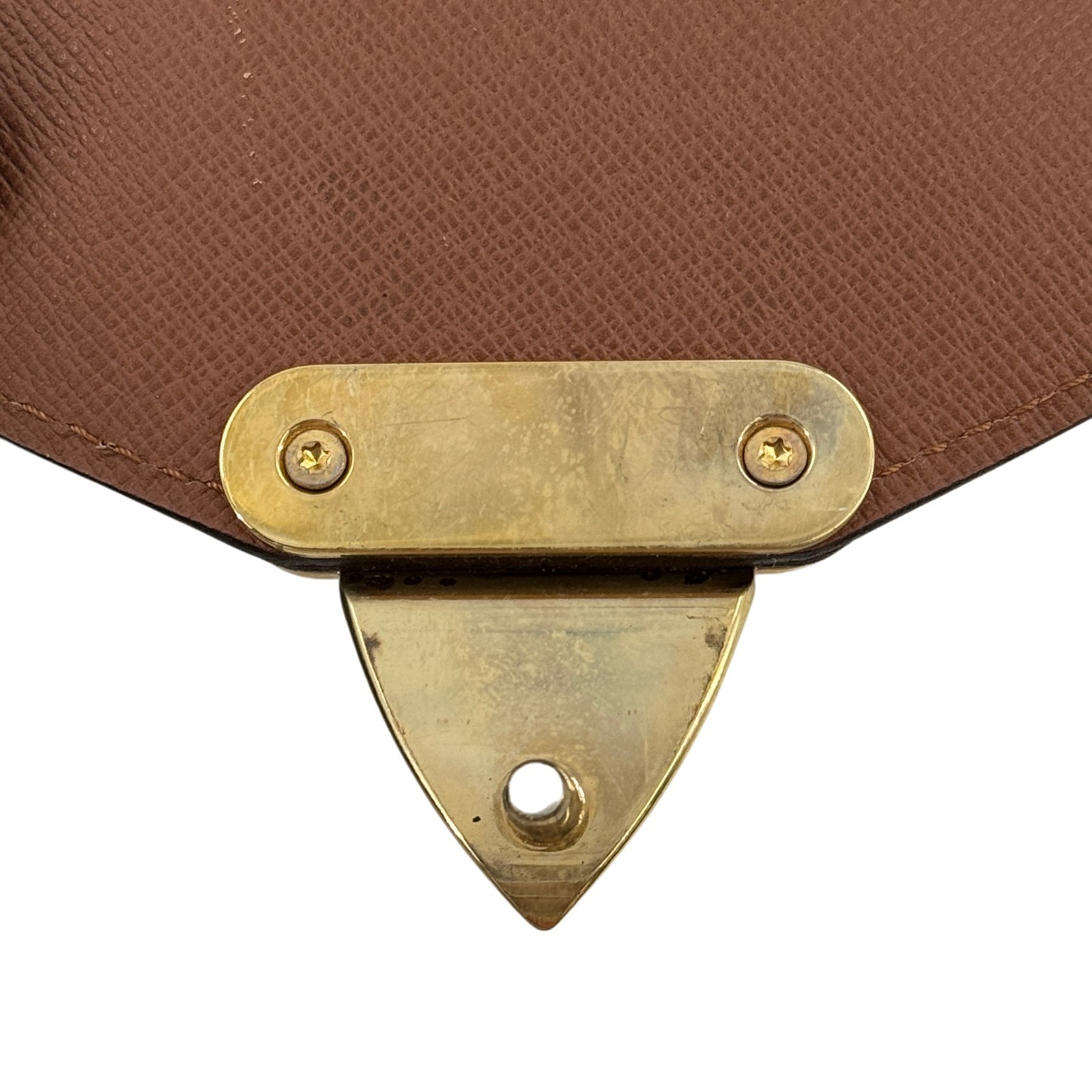 LOUIS VUITTON Monceau Monogram Canvas Brown 2Way Top Handle Crossbody Bag M51187