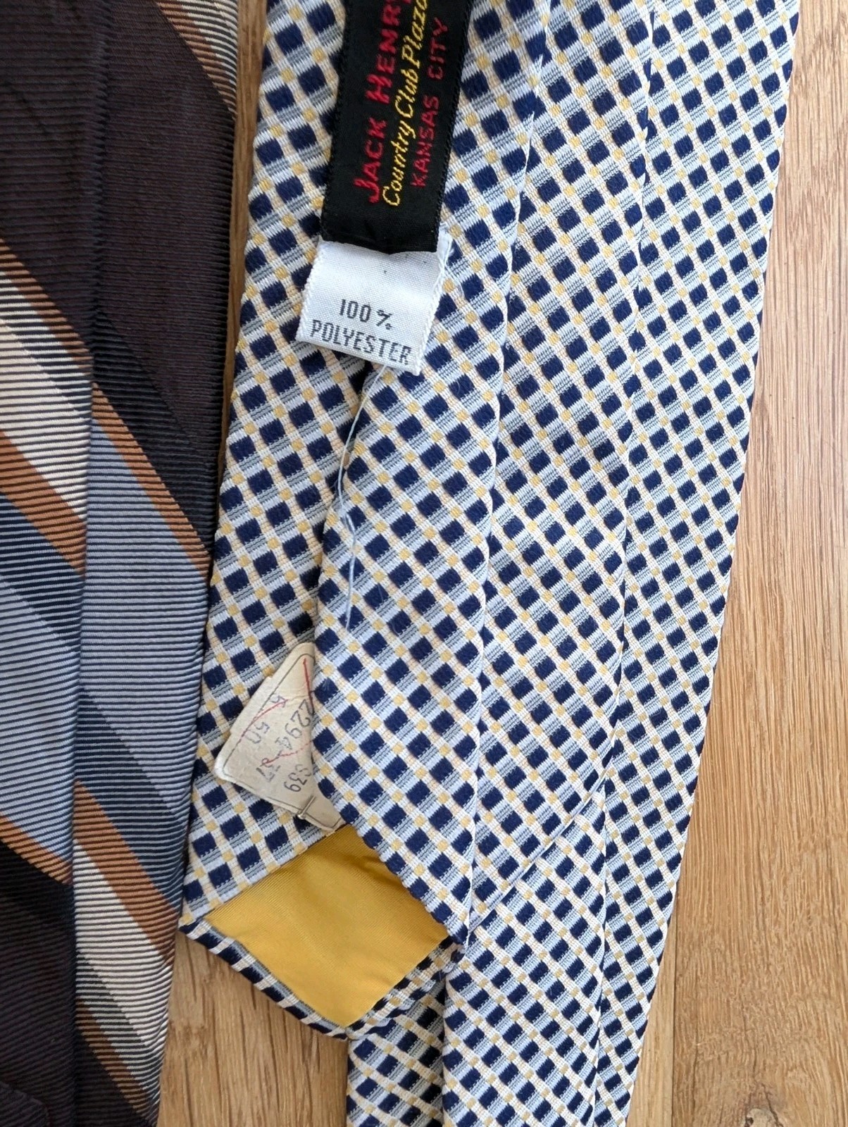 Vtg Jack Henry Country Club Plaza Kansas City Mens Tie Lot Of 11 Geometric Silk