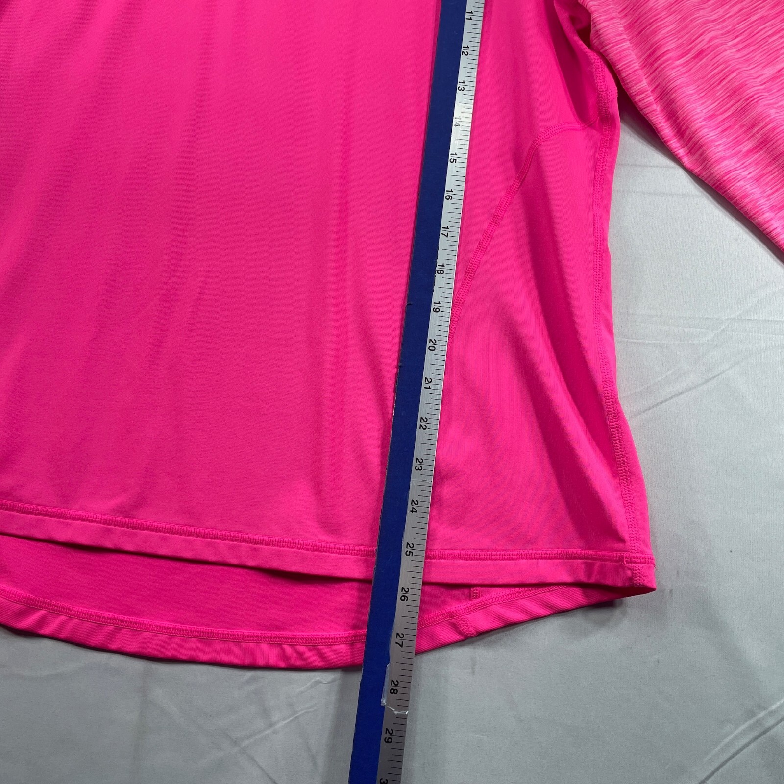 Ideology Sweater Womens Size XL Fuschia Long Sleeve Stretch