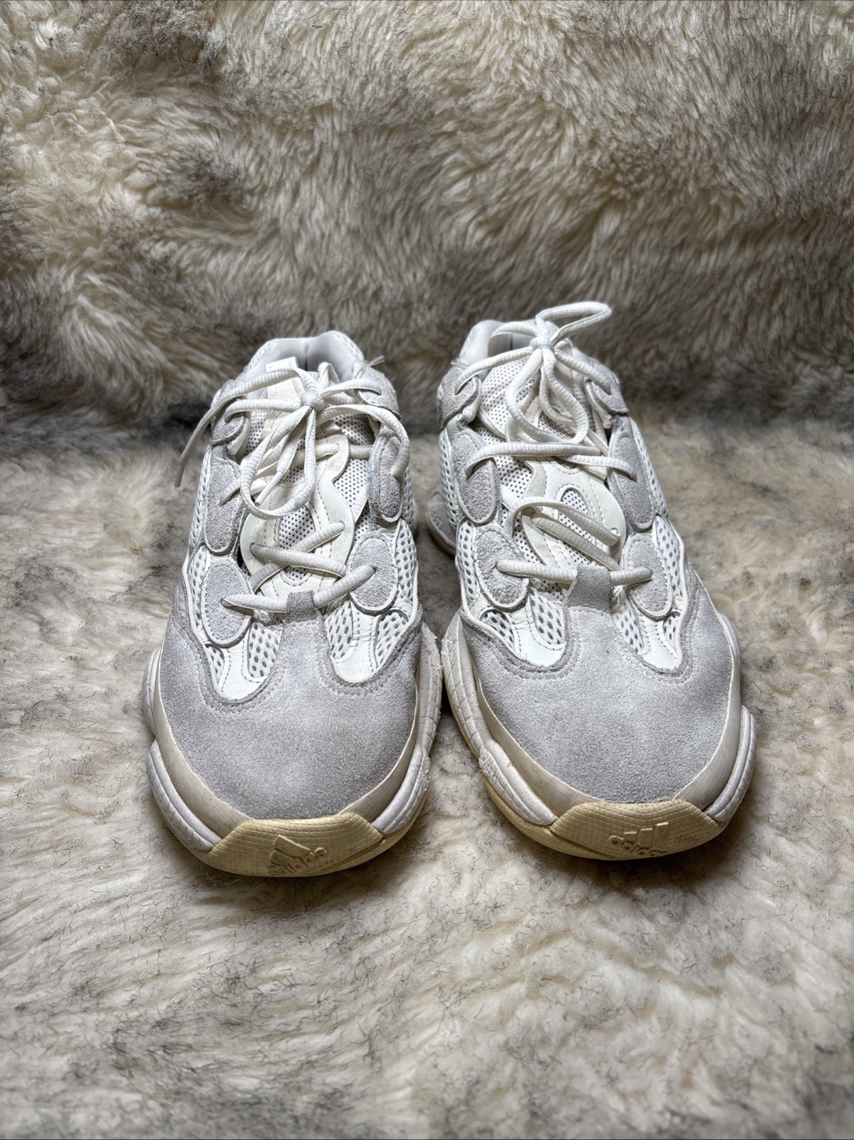 Size 11 adidas Yeezy 500 Stone Salt Mens Gray Athletic Sneakers 2019 ART FV3573