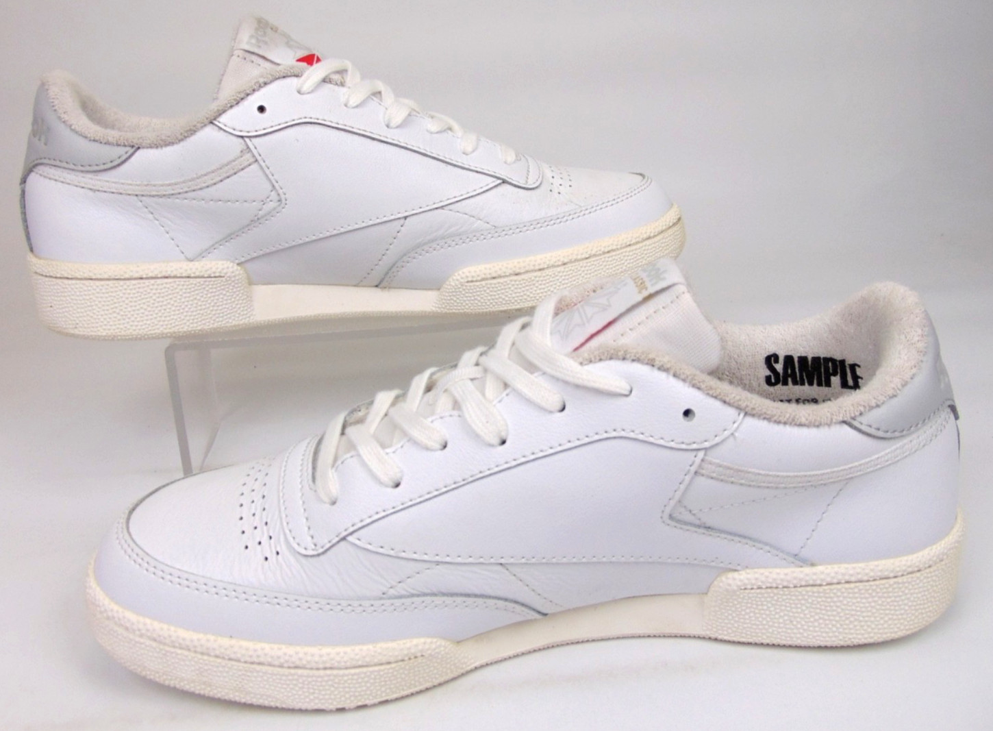 NEW! Reebok Club C 85 Casual Classic Sneakers Men’s Size 9.0 M White Leather