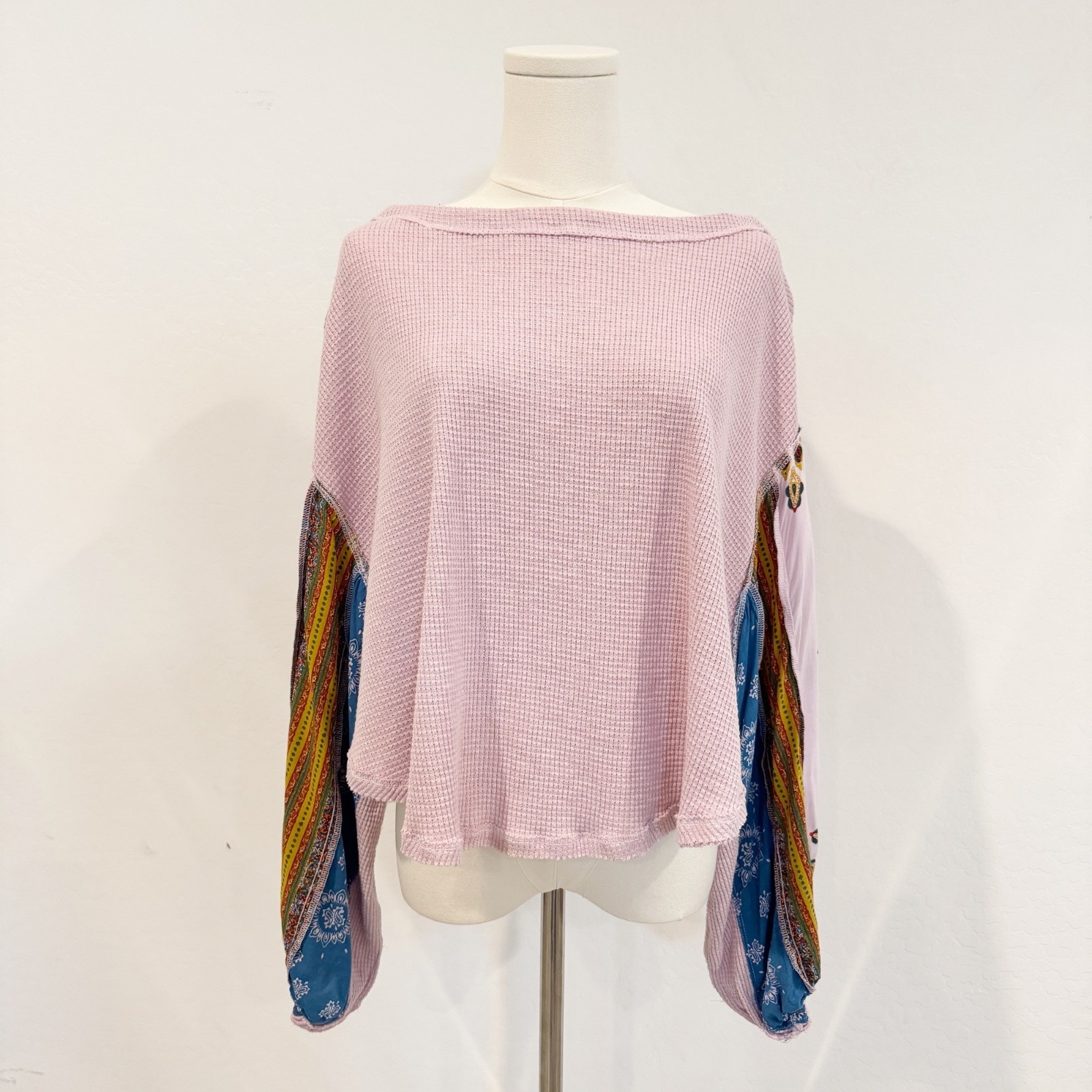 Free People Blossom Thermal Balloon Sleeve Top Lilac Size XS