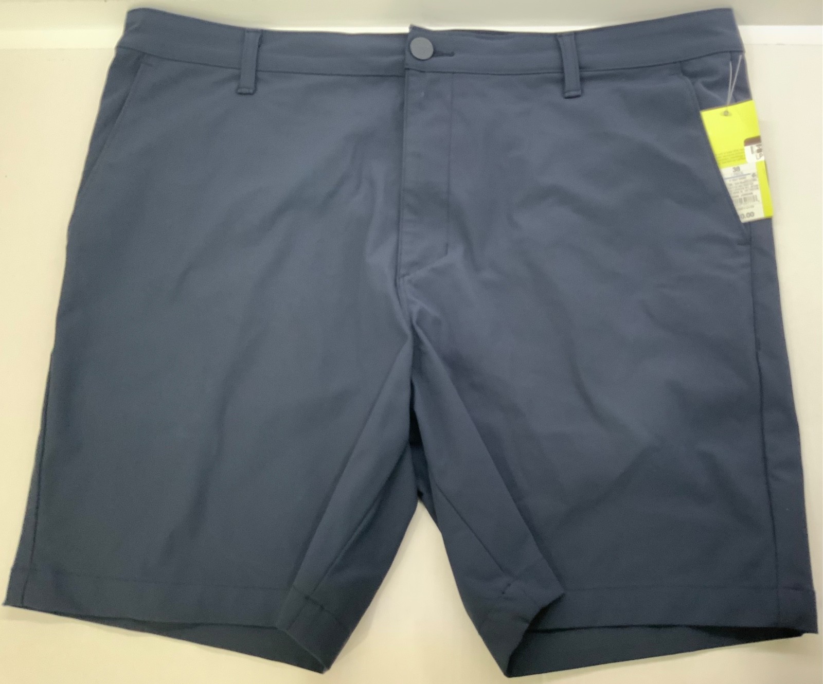360 Lifestyle GOLF Short All in Motion NAVY KHAKI BLACK 2 Zip Pockets 32” – 40”