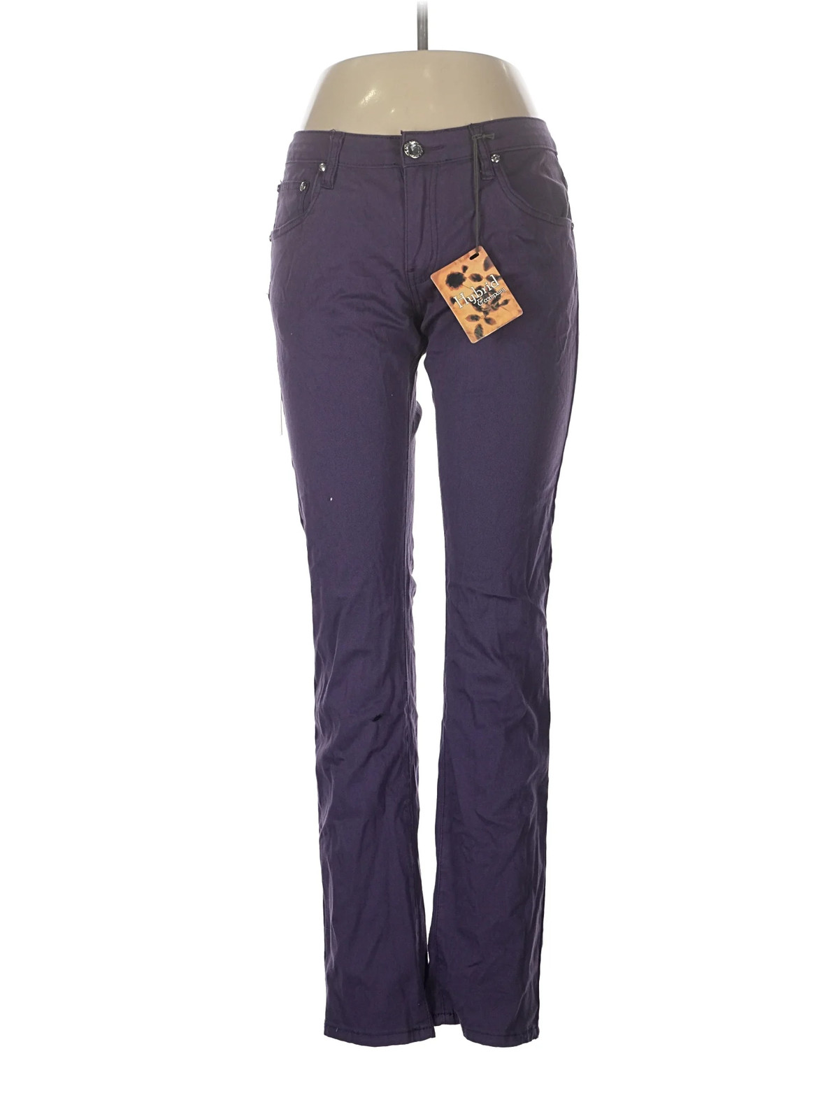 NWT Hybrid & Company Women Purple Jeans 13