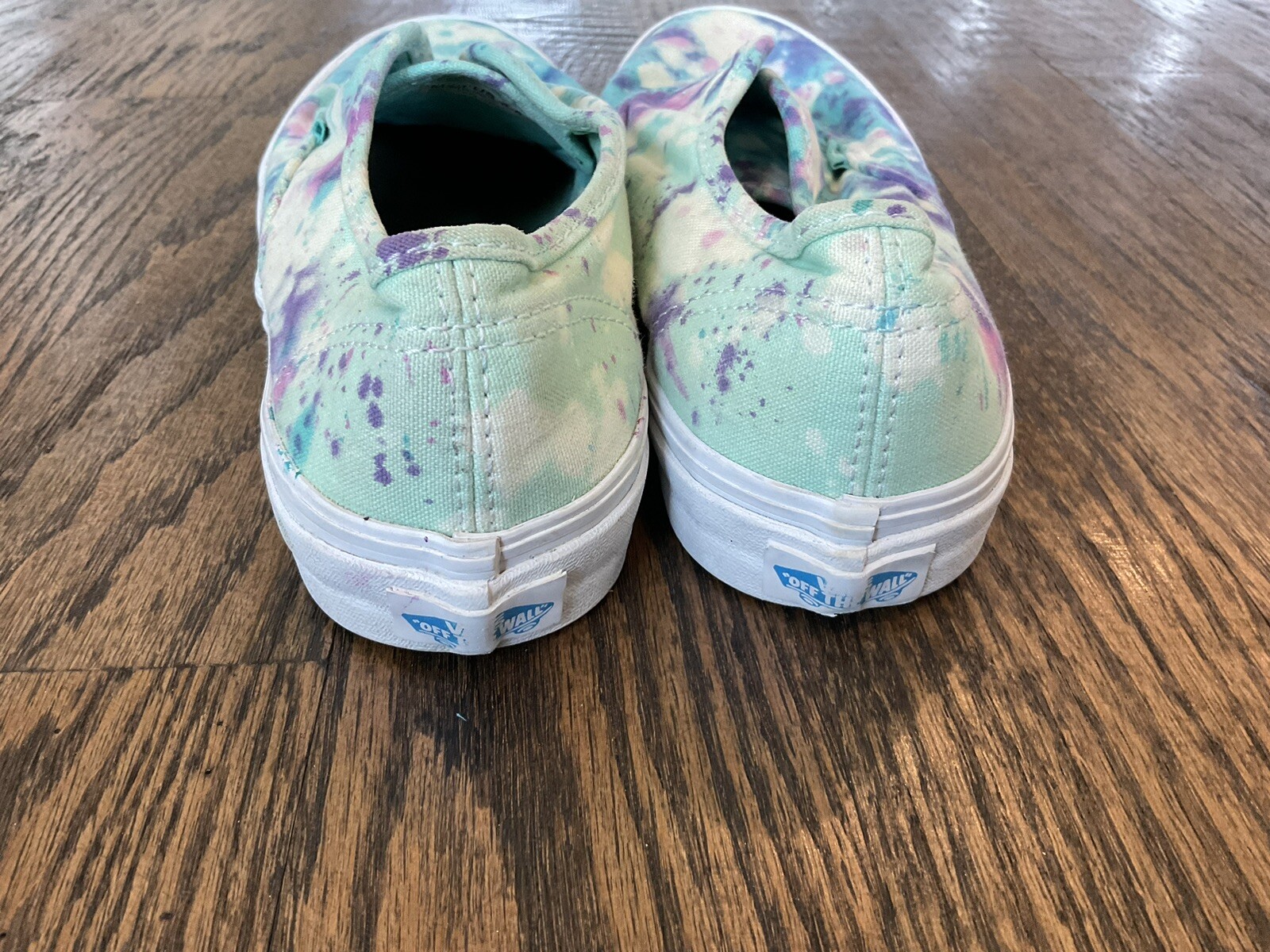 VANS T375 Skate Sneakers Tie Dye Lace Up Skate Shoes US Size Men 5.5 Women 7