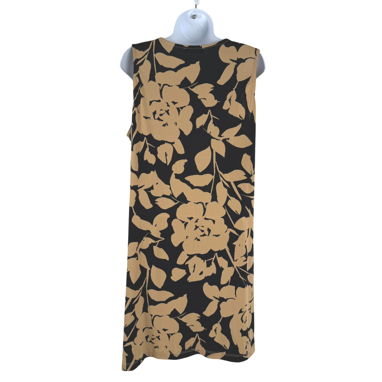 Alembika Tunic Top Size 5 Sleeveless Floral Stretch Lagenlook DR-1722