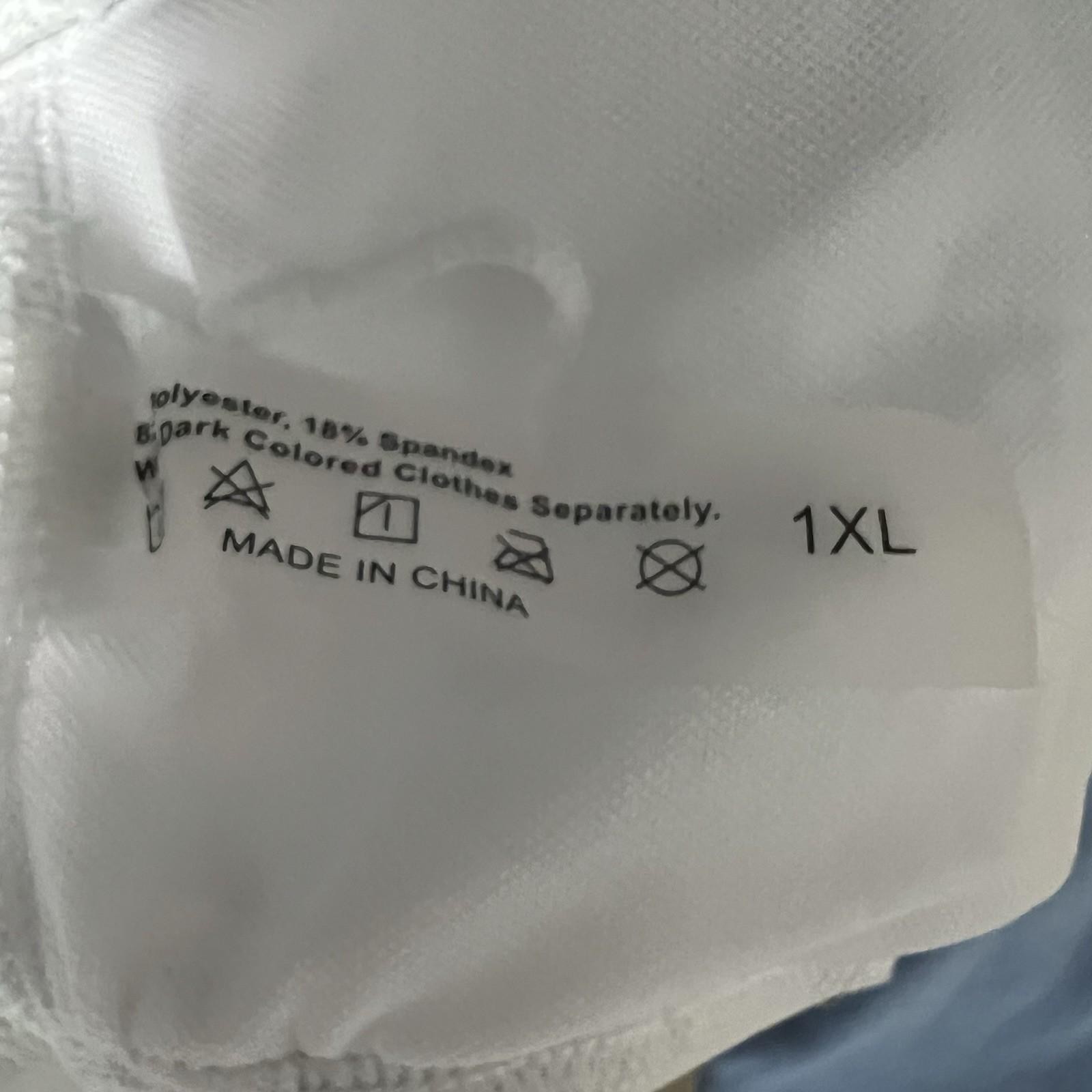 SHEIN One Piece white Swim Suit Size 1XL Summer Beach Wear