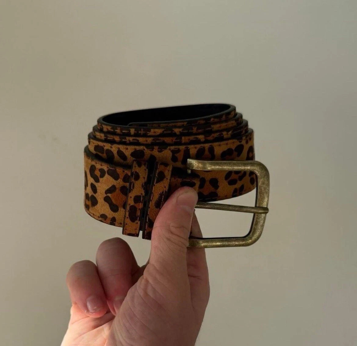 Cheetah Leopard Print Belt