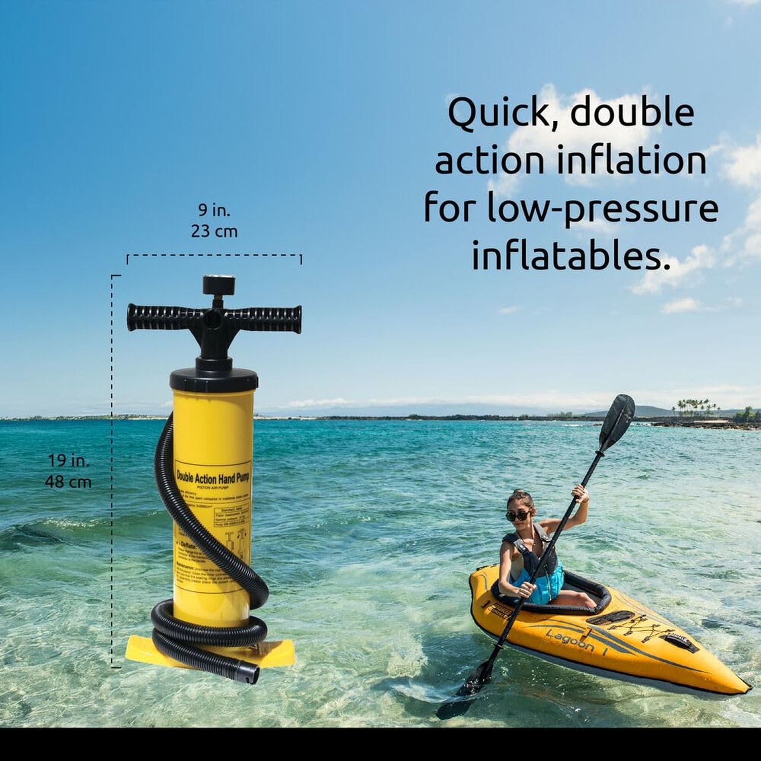 ADVANCED ELEMENTS Double Action Pump w/Pressure Gauge Not Specified