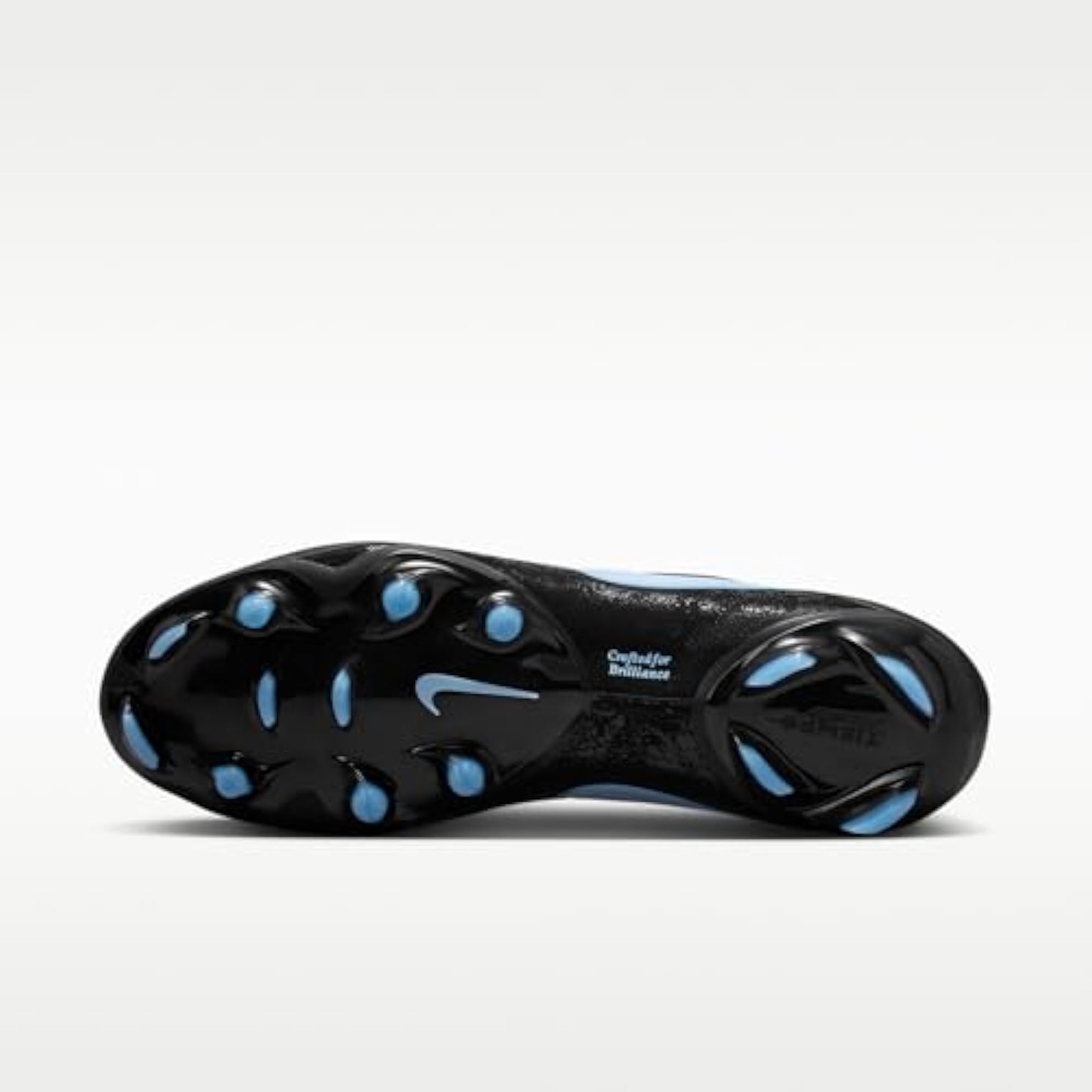 Nike Tiempo Maestro Elite Firm-Ground Low-Top Soccer Cleats (Black/Ice Blue) Siz