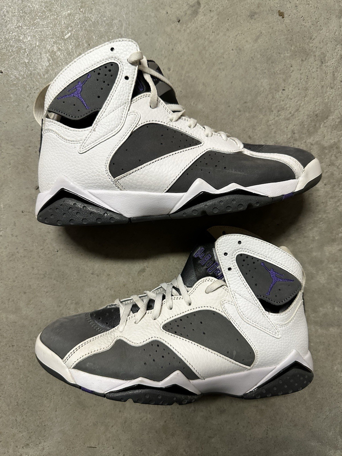 Air Jordan 7 Retro 2021 Flint Black Grey White Raptor – Size 8.5