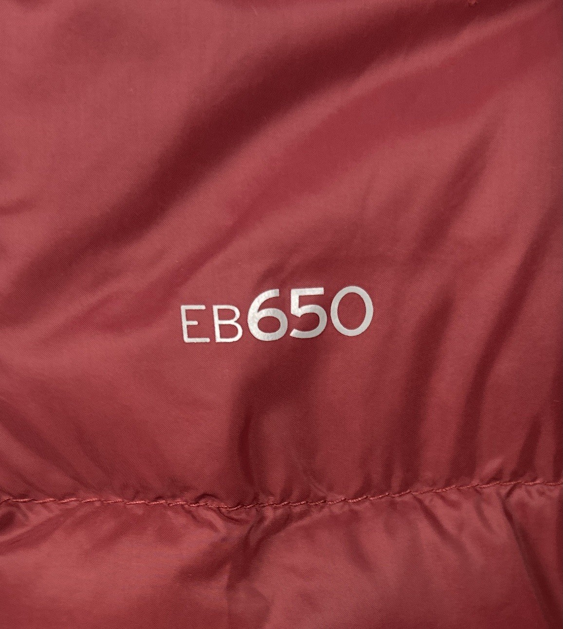 Eddie Bauer Women’s Medium Down Puffer Jacket Hooded Burgundy 80% Down