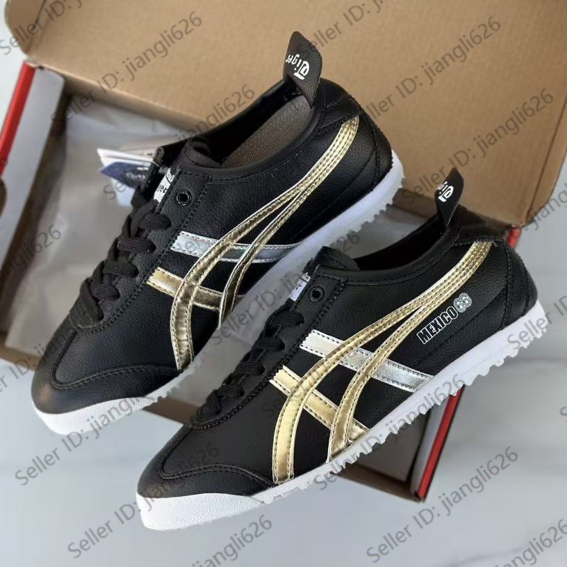NEW Onitsuka Tiger MEXICO 66 D5V2L 9094 Black Gold Silver