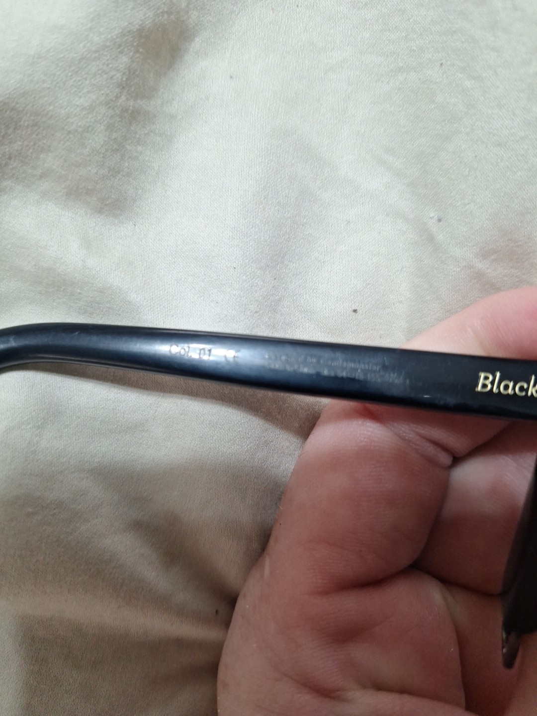 GENTLE MONSTER FLATBA BLACK PETER Black *Scratches on lens Japan