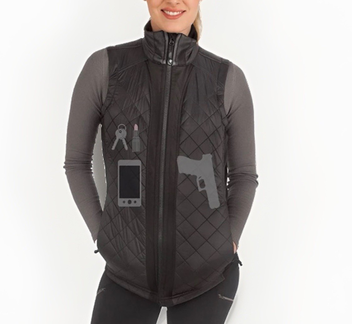 Undertech Undercover Concealed Carry Crossroads Fitted Vest Women’s Size Medium