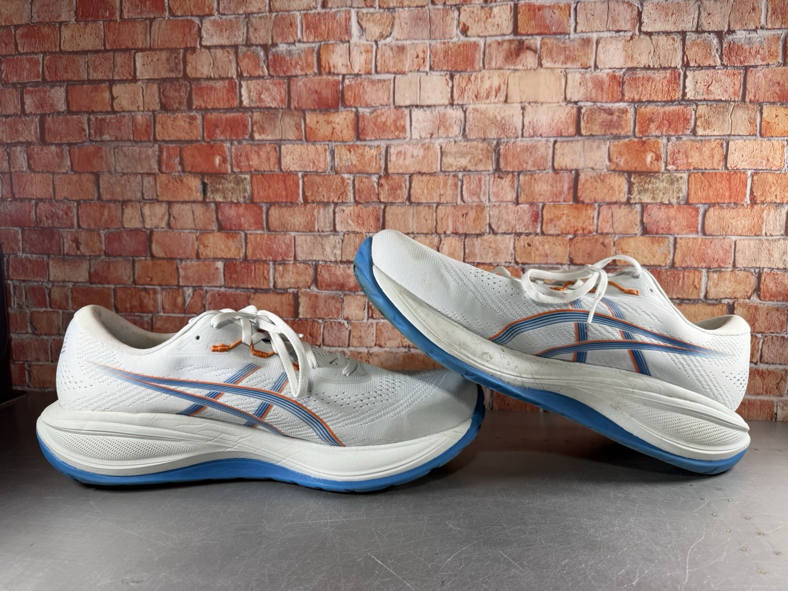 Asics Gel-Cumulus 28 Mens Size 14 Wide White Blue Athletic Running Shoes ⚡️