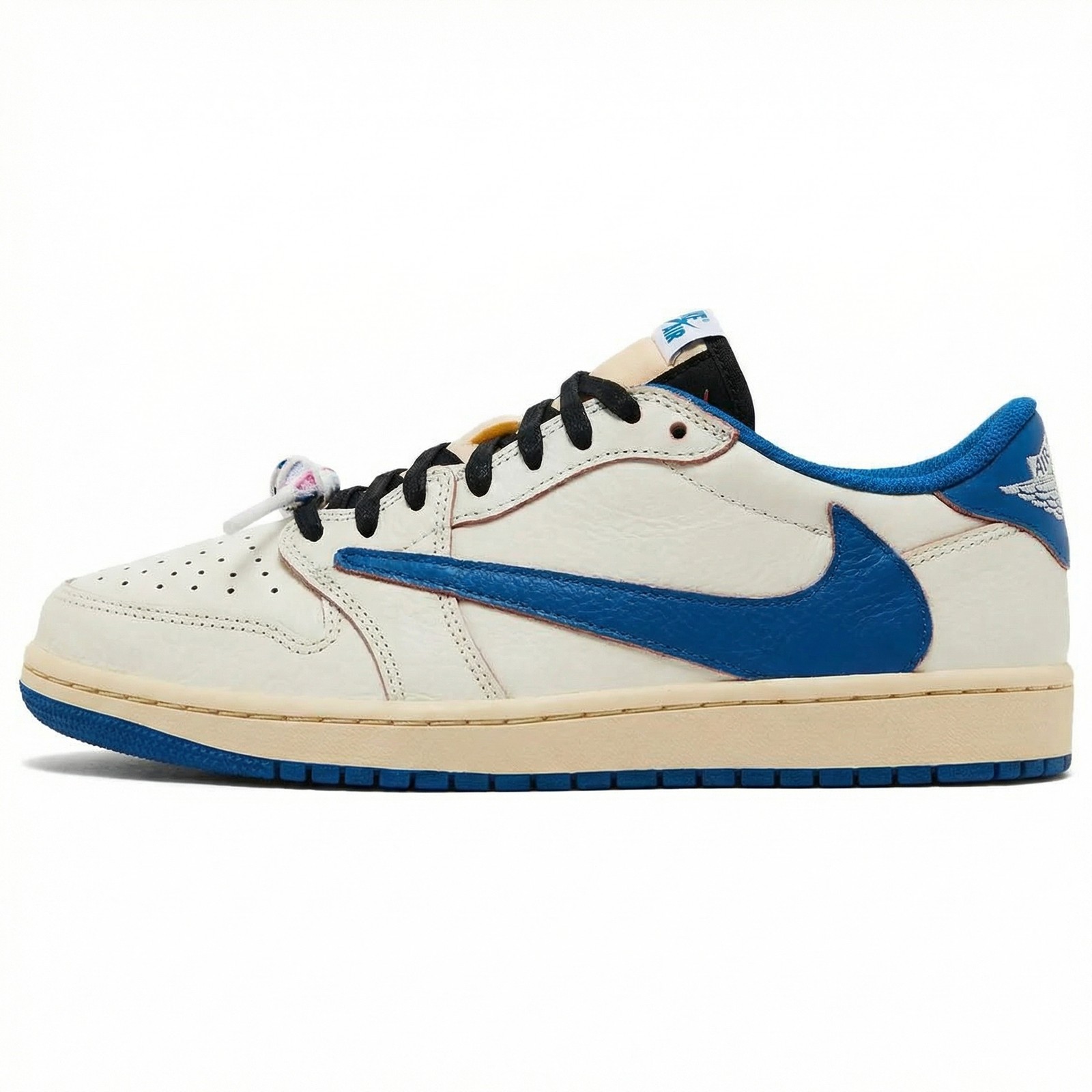 Jordan 1 Retro Low Og Sp Fragment X Travis Scott Sail Military Blue DM7866-104