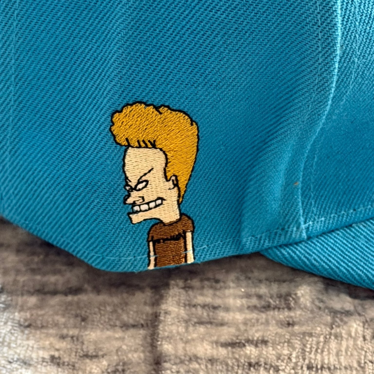 Nostalgia Co Beavis and Butt-Head Snapback Hat Men’s One Size Blue MTV