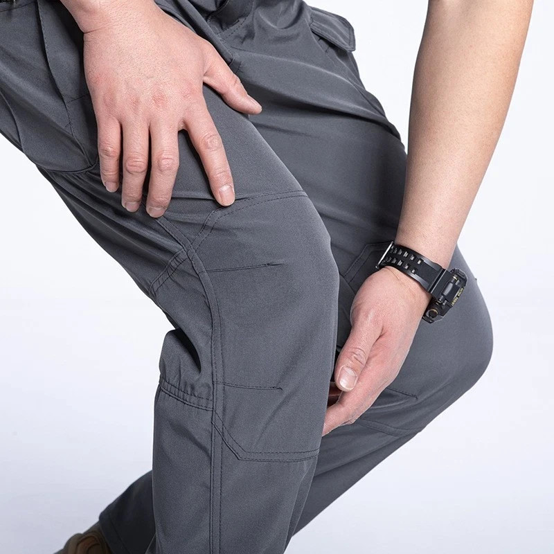 Mens Tactical Cargo Pants Soldier Straight-fit Work Combat Trousers Outdoor US