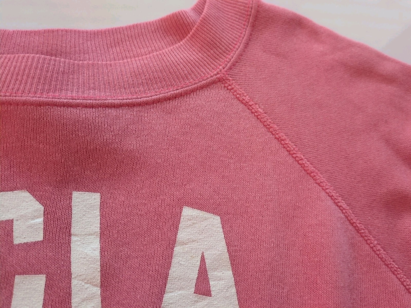 Vtg 80s UCLCA Bruins Womens Sweatshirt Pink Sz M Made In USA Panill Boxy 21/22