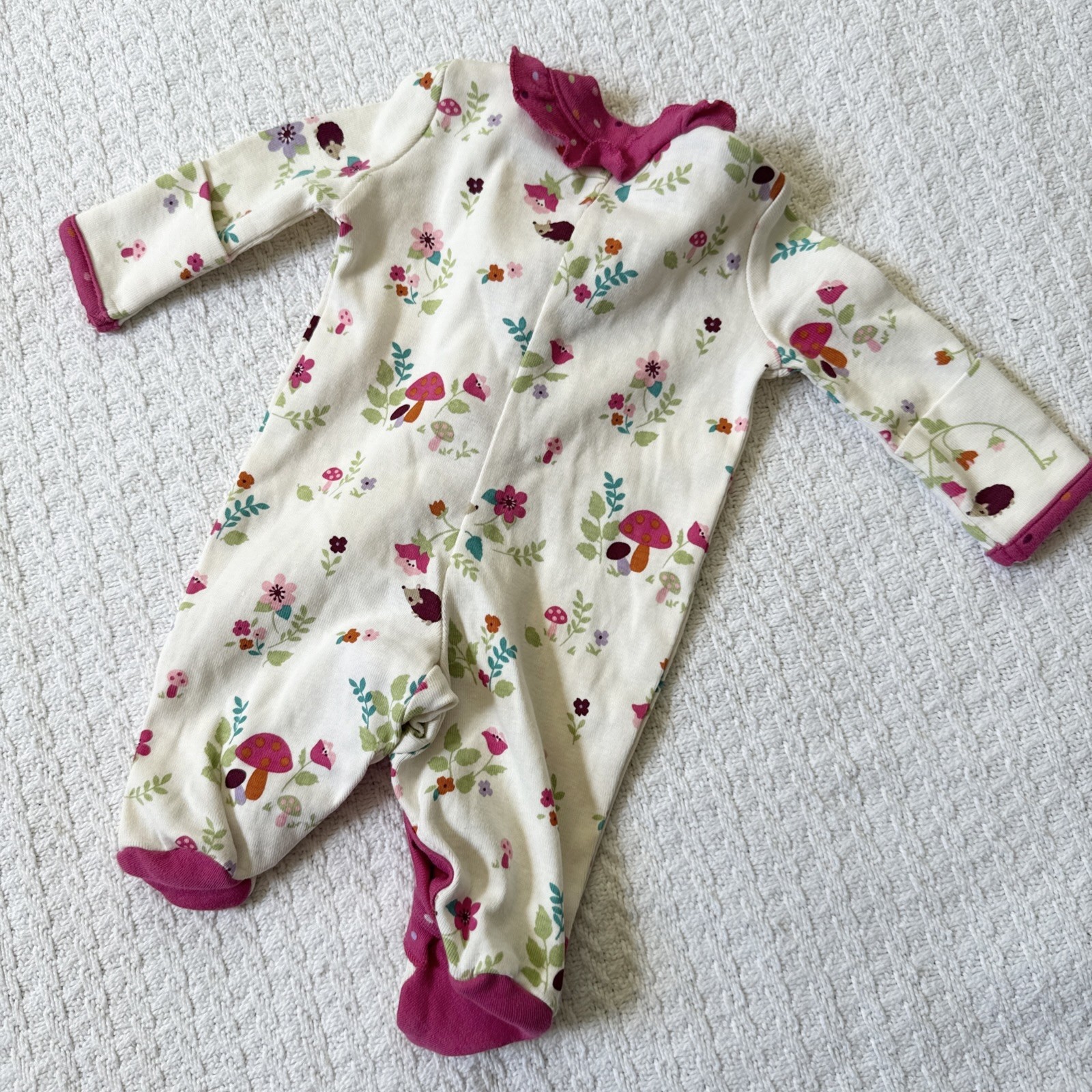 Gymboree 2012 Happy Hedgehog Happy Comfort Footie Gymmies Pajamas Preemie