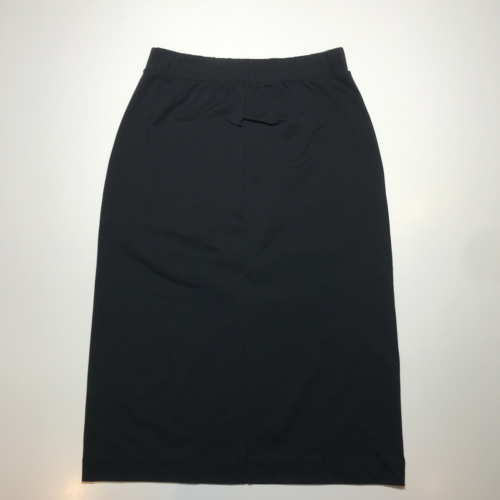 Uniqlo Skirt Womens M Dry-Ex Stretch Jersey Black Narrow Straight Pull On