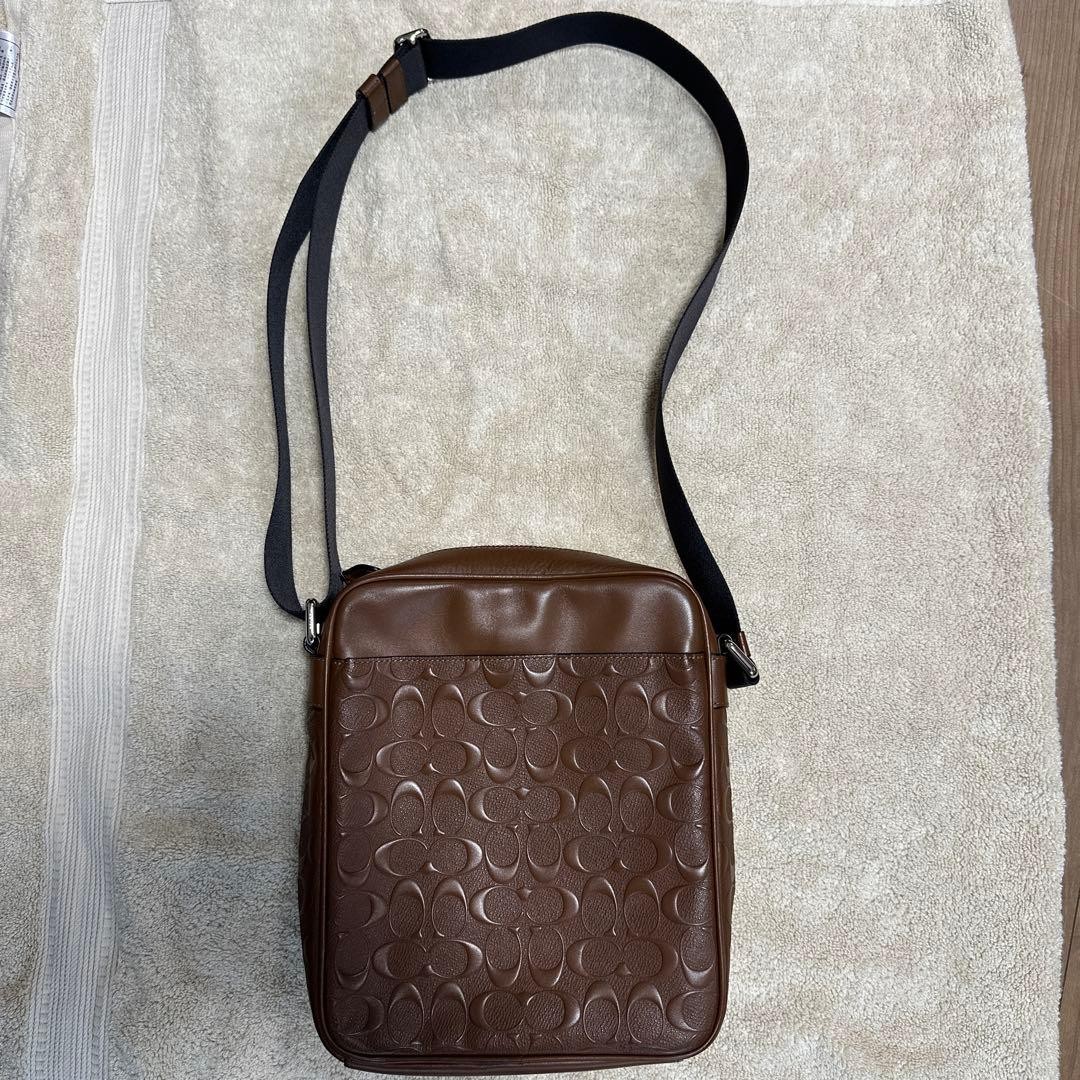 Excellent condition Coach shoulder bag F24868 leather brown 27a